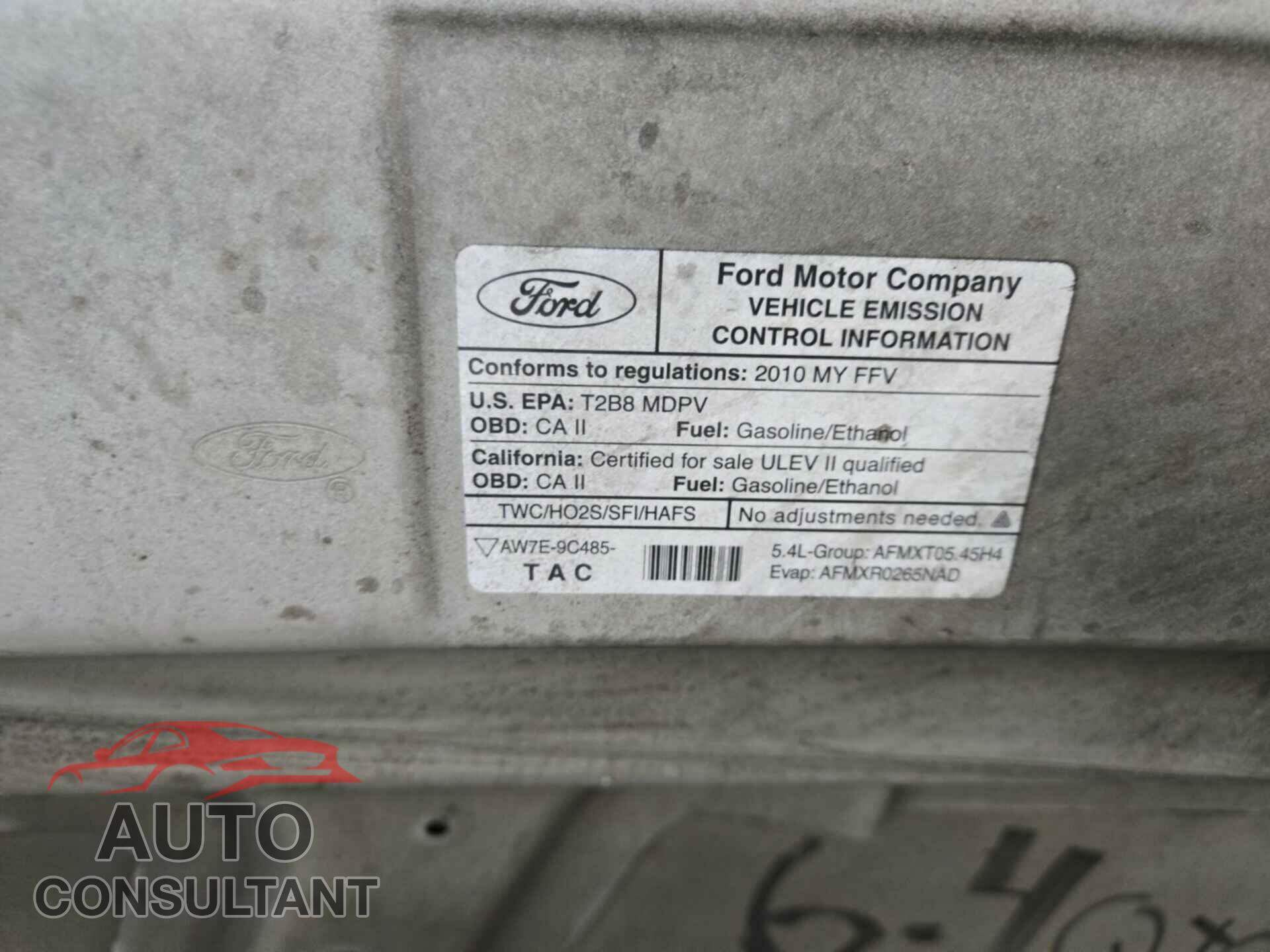 FORD ECONOLINE 2010 - 1FTNE2EL3ADA10330