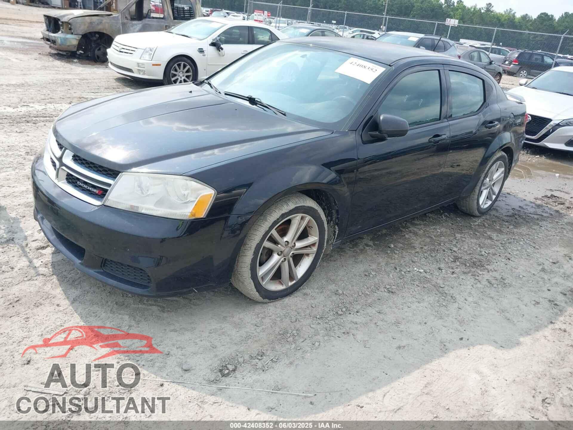 DODGE AVENGER 2012 - 1C3CDZCB0CN312611