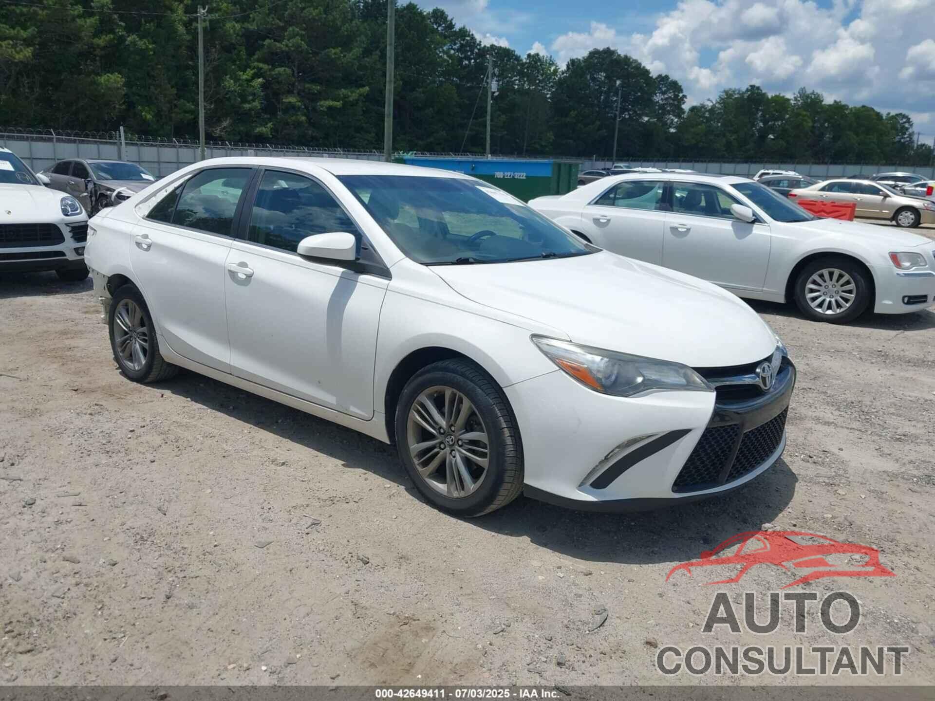 TOYOTA CAMRY 2017 - 4T1BF1FK2HU729493