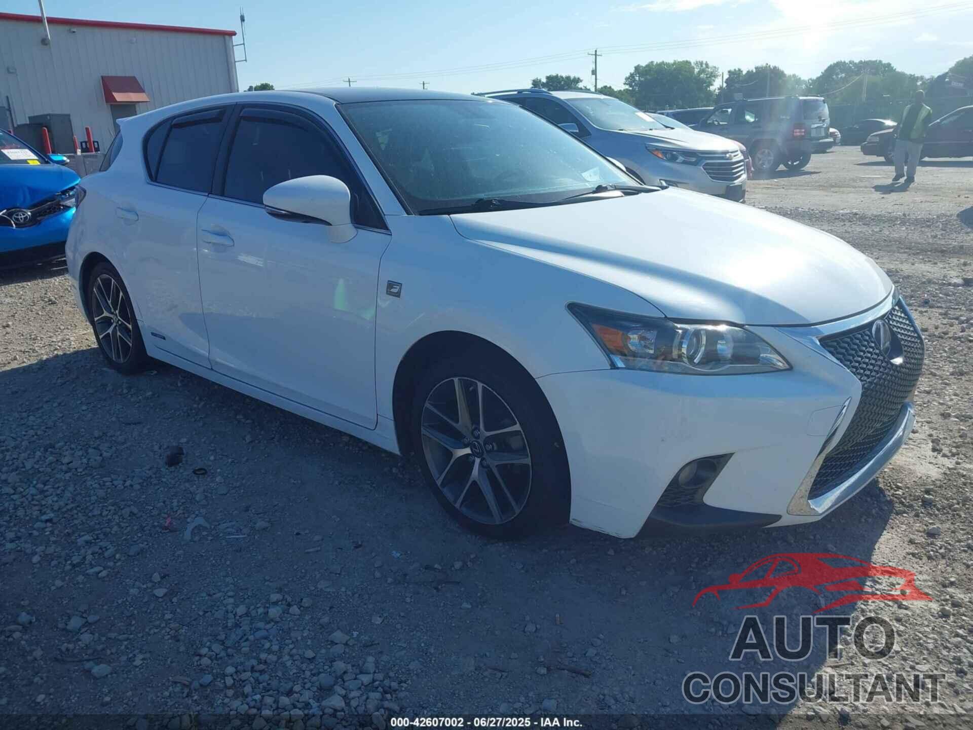 LEXUS CT 200H 2016 - JTHKD5BH0G2258495