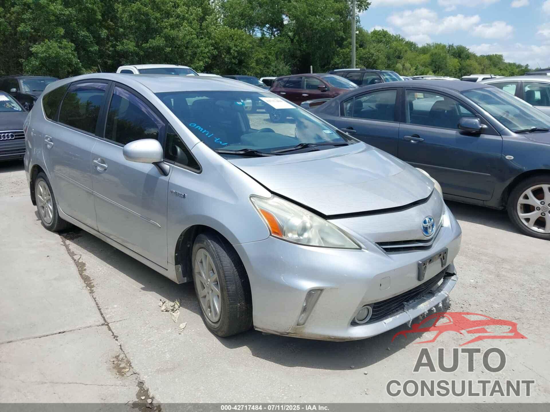 TOYOTA PRIUS V 2013 - JTDZN3EUXD3195549