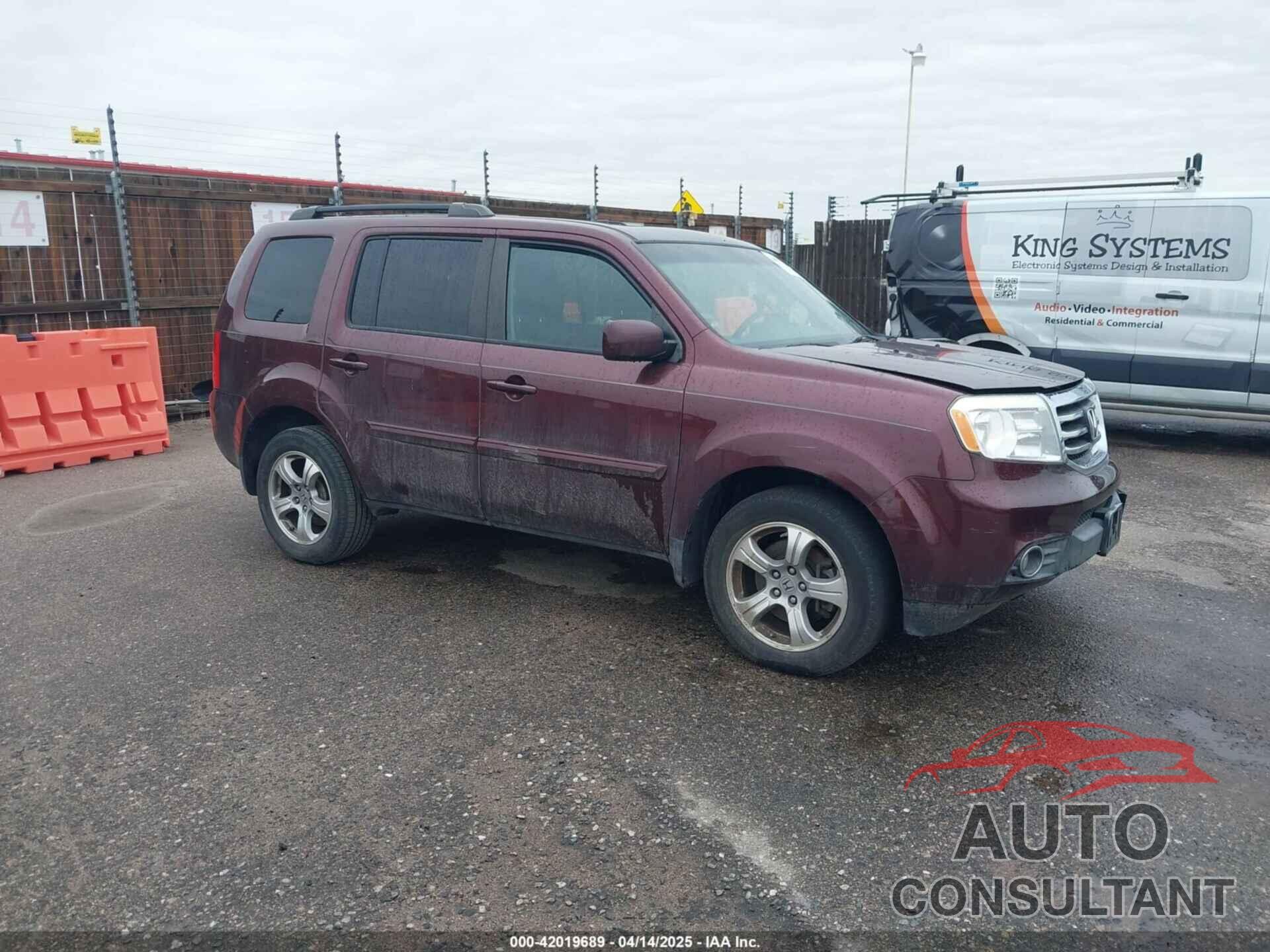 HONDA PILOT 2012 - 5FNYF3H57CB025549