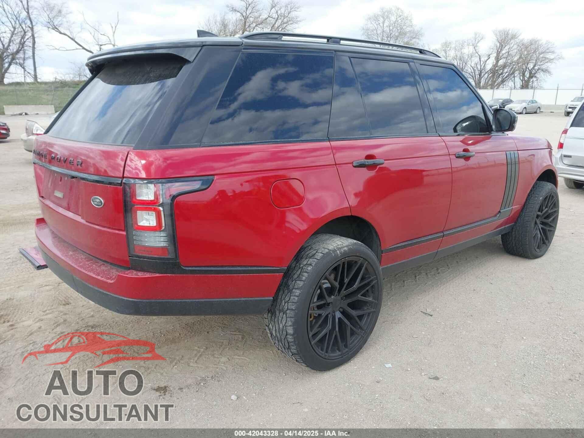 LAND ROVER RANGE ROVER 2017 - SALGS2FE3HA331421