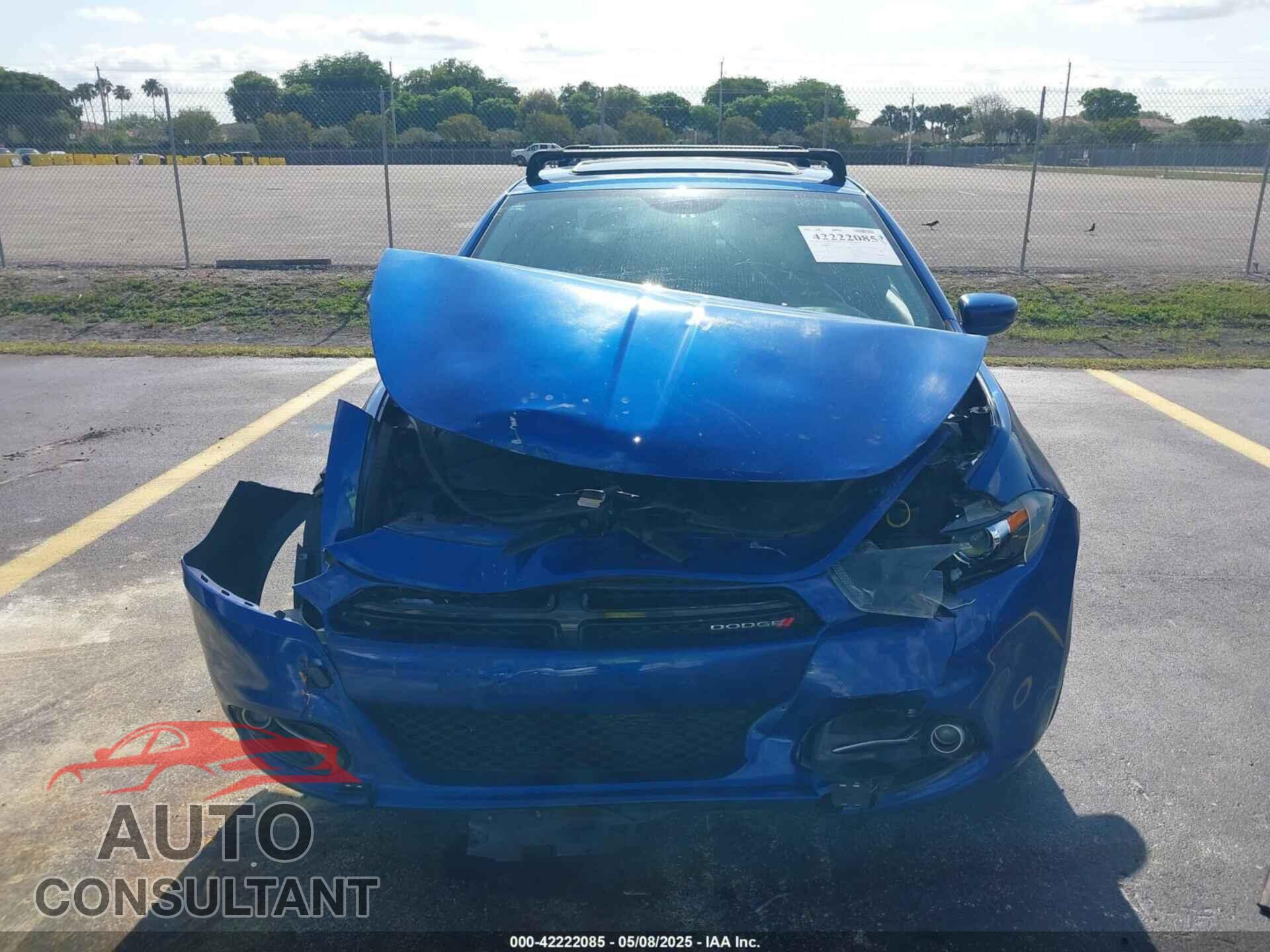DODGE DART 2013 - 1C3CDFBA2DD333684