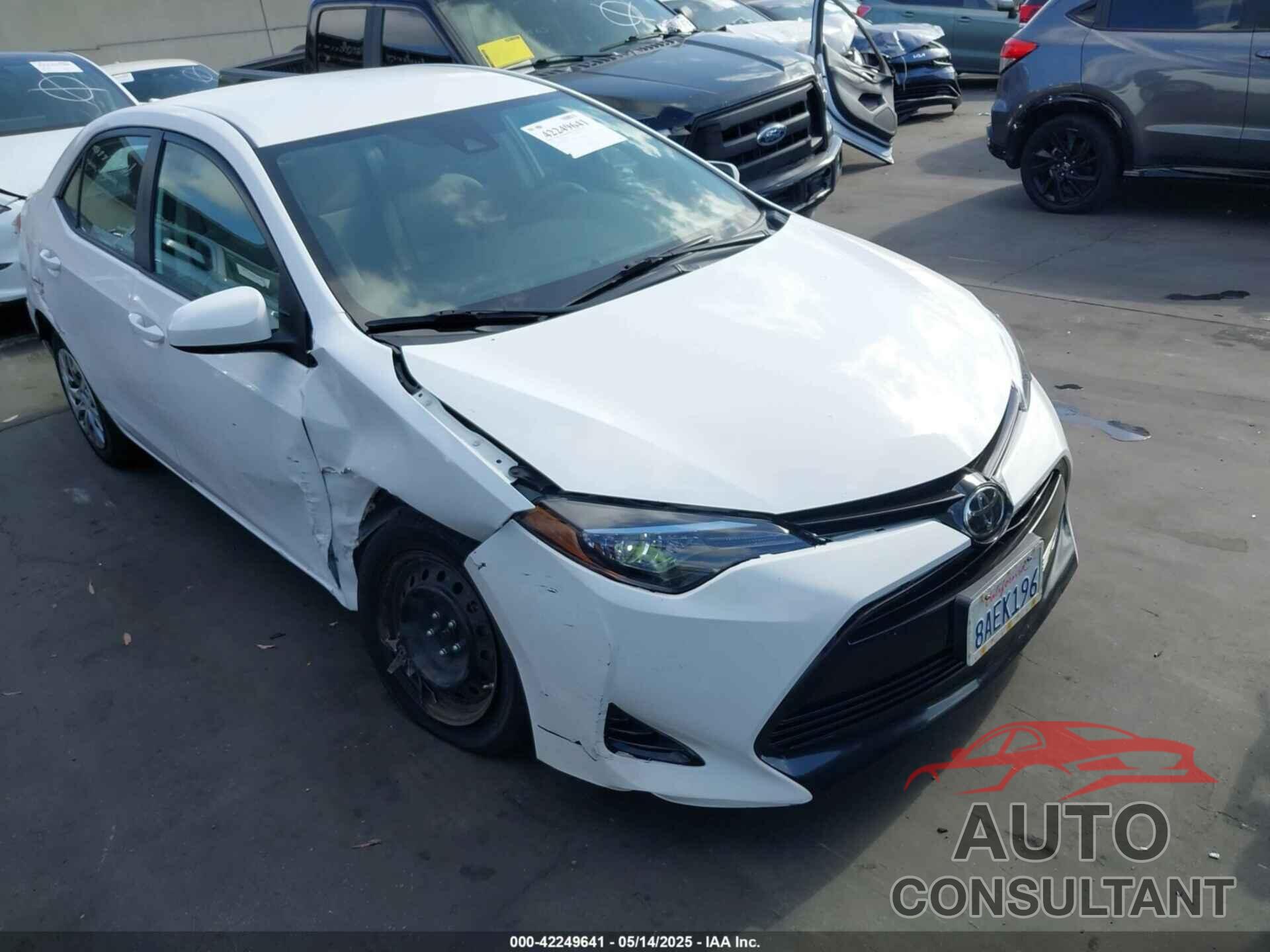 TOYOTA COROLLA 2017 - 2T1BURHE9HC937433
