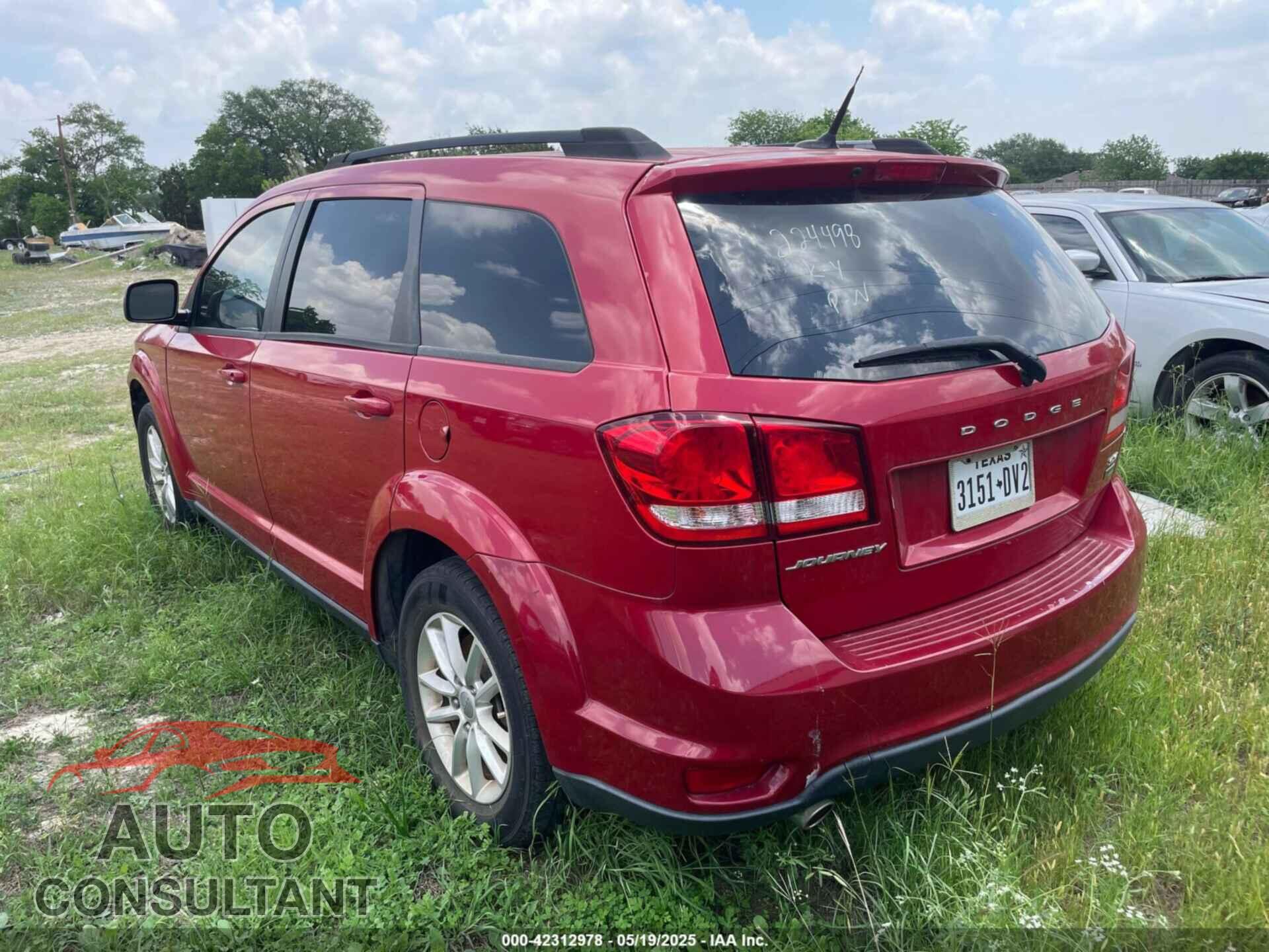 DODGE JOURNEY 2014 - 3C4PDCBG3ET224498