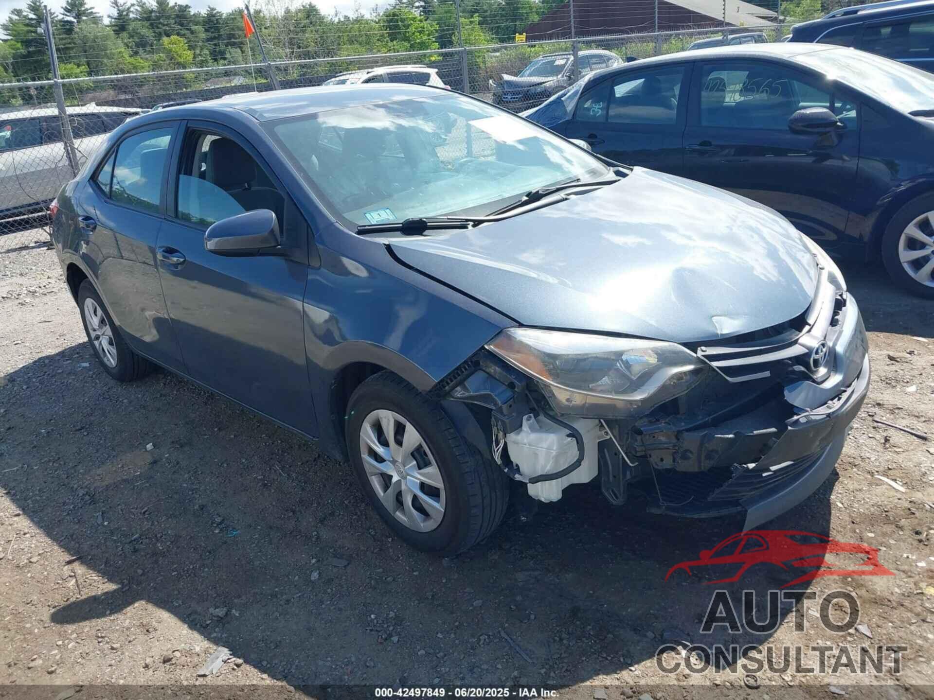 TOYOTA COROLLA 2014 - 2T1BURHE9EC025896