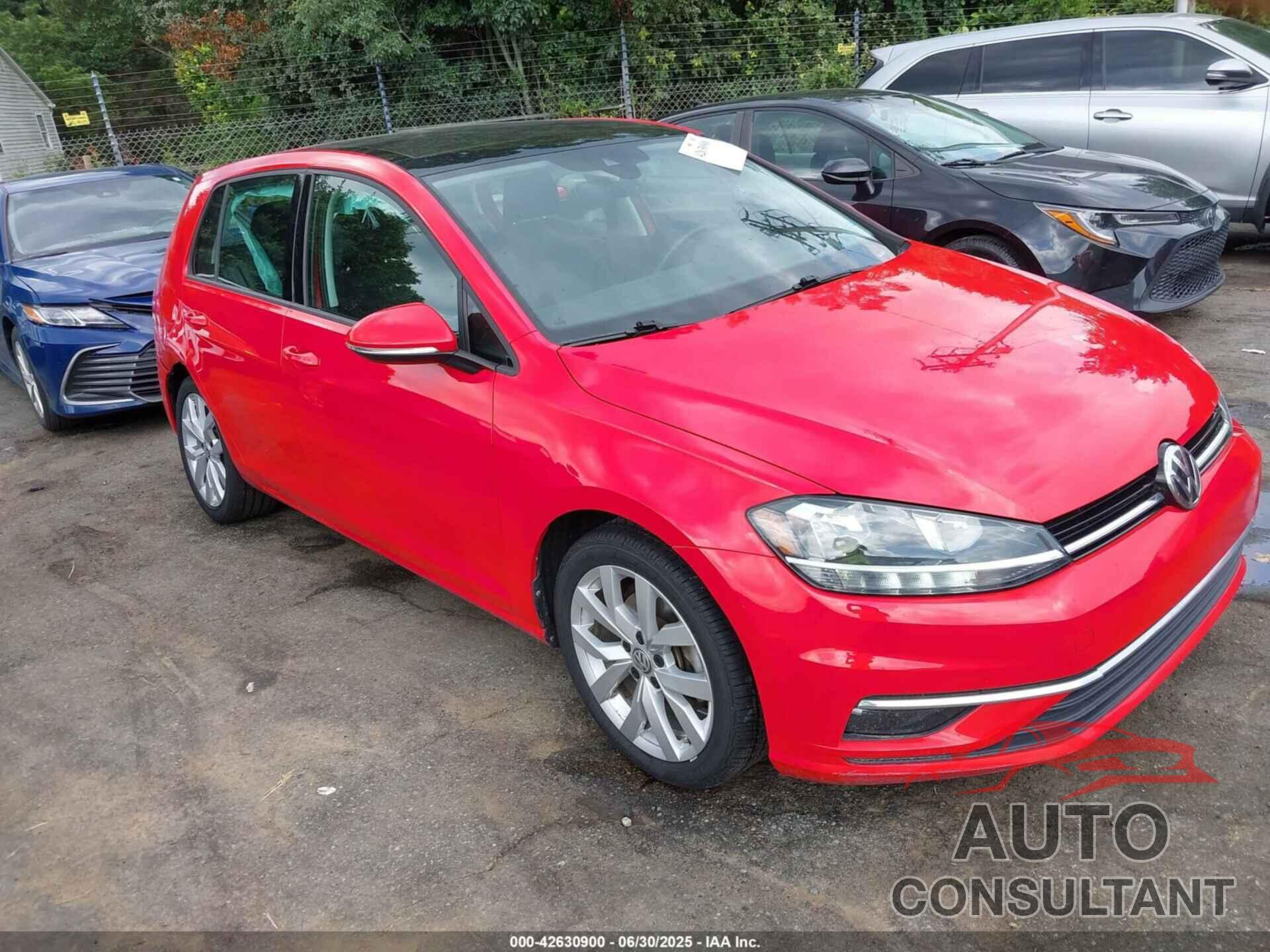 VOLKSWAGEN GOLF 2019 - 3VWG57AU6KM012211