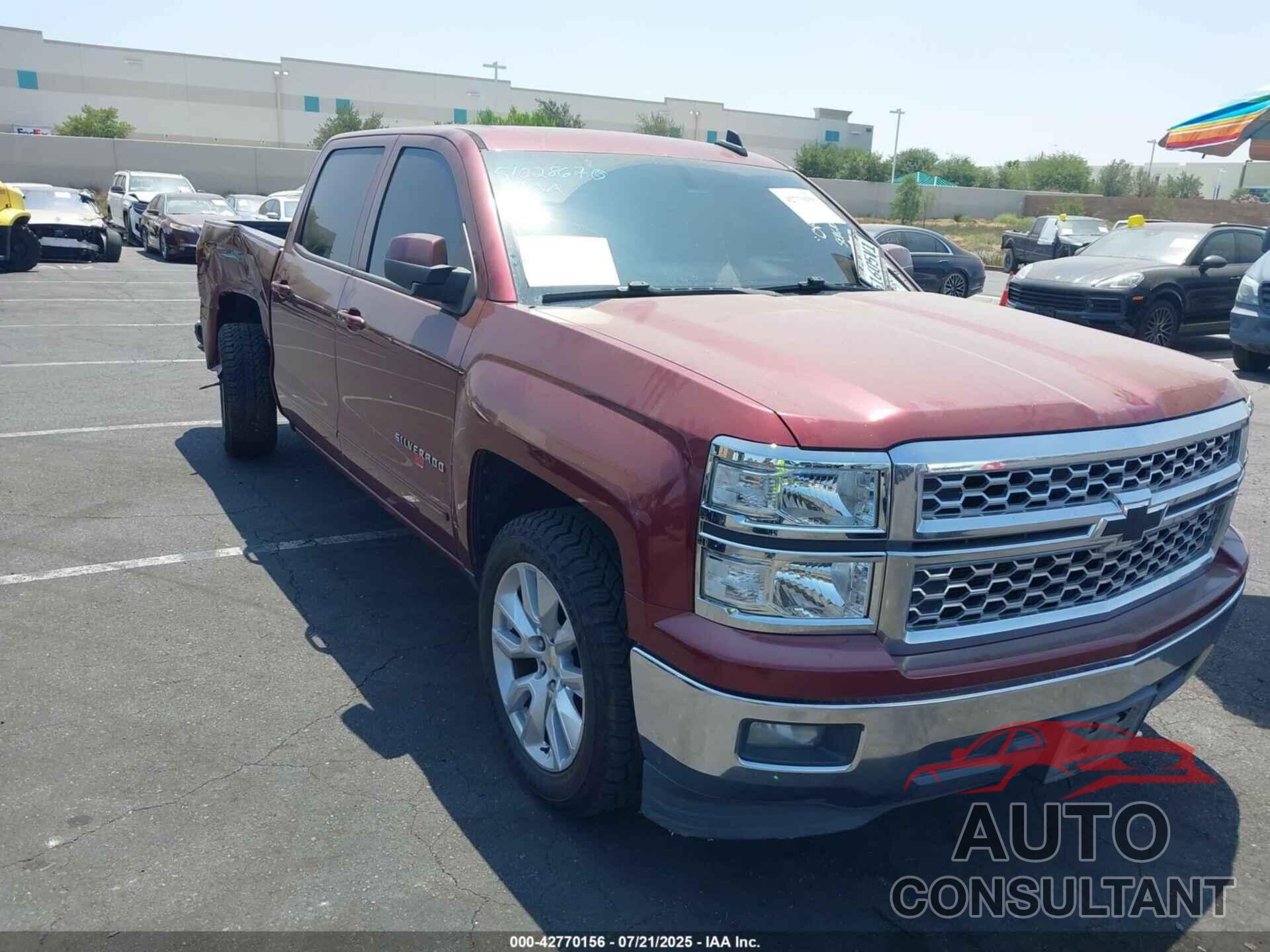 CHEVROLET SILVERADO 1500 2015 - 3GCPCREC8FG206975