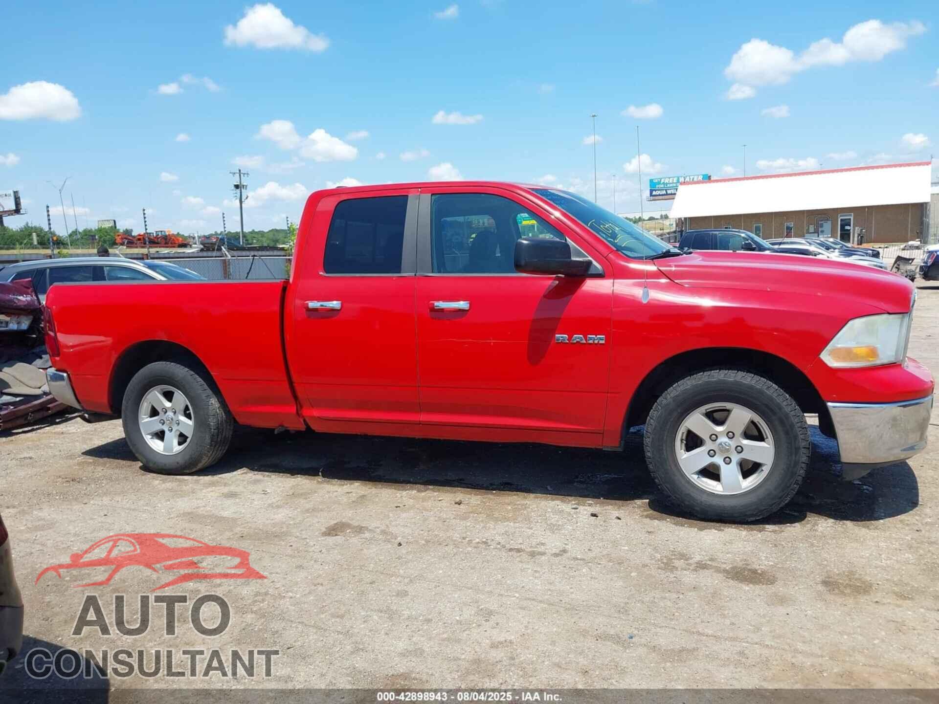 DODGE RAM 1500 2010 - 1D7RB1GP0AS179923