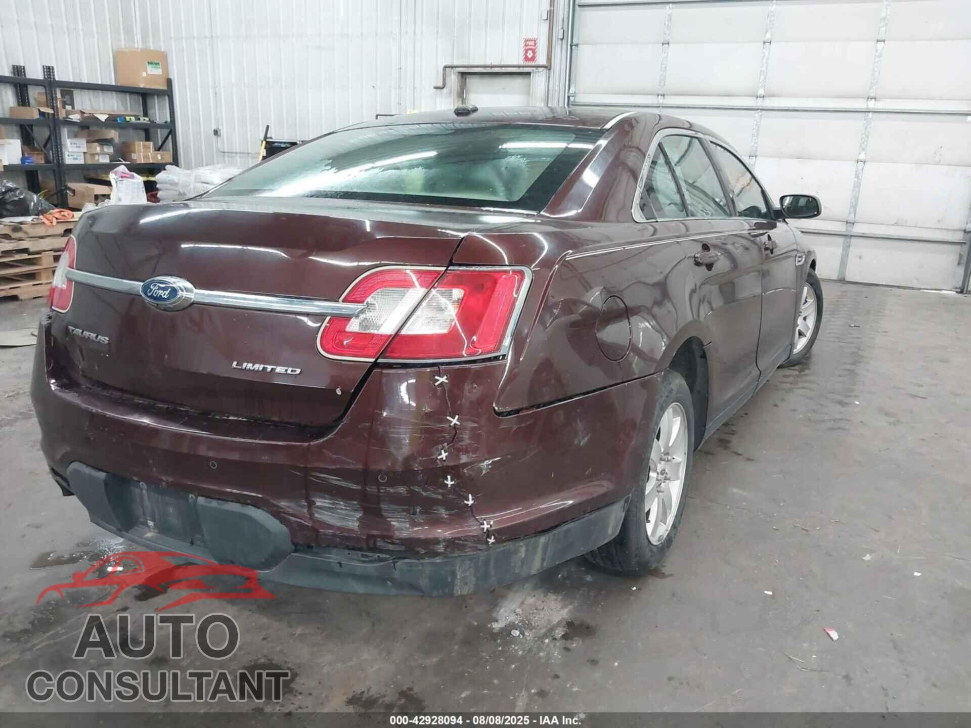 FORD TAURUS 2012 - 1FAHP2FW4CG114462