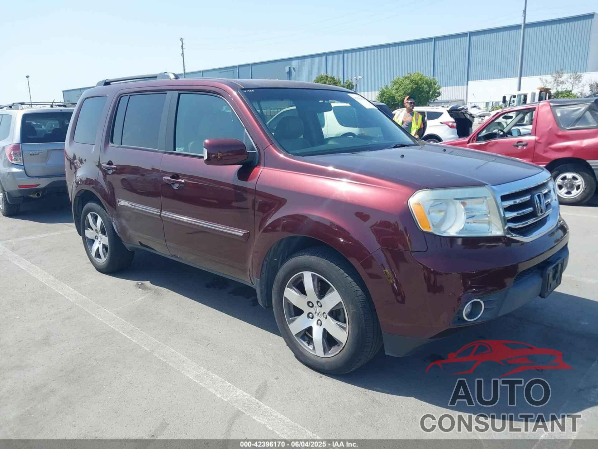 HONDA PILOT 2012 - 5FNYF4H91CB019402