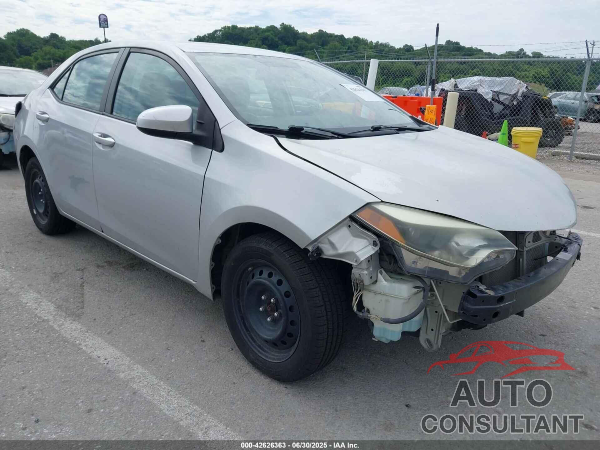 TOYOTA COROLLA 2014 - 5YFBURHEXEP008783