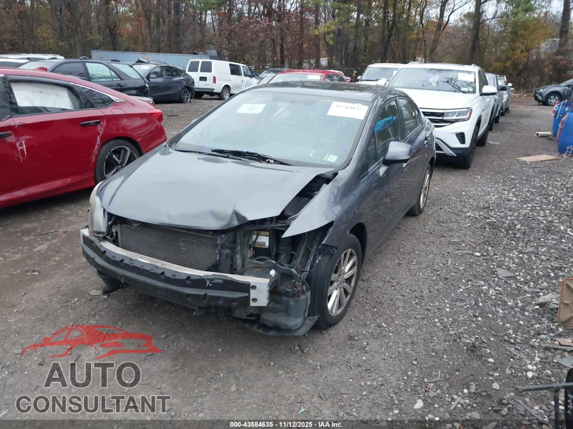 HONDA CIVIC 2012 - 19XFB2F92CE331972