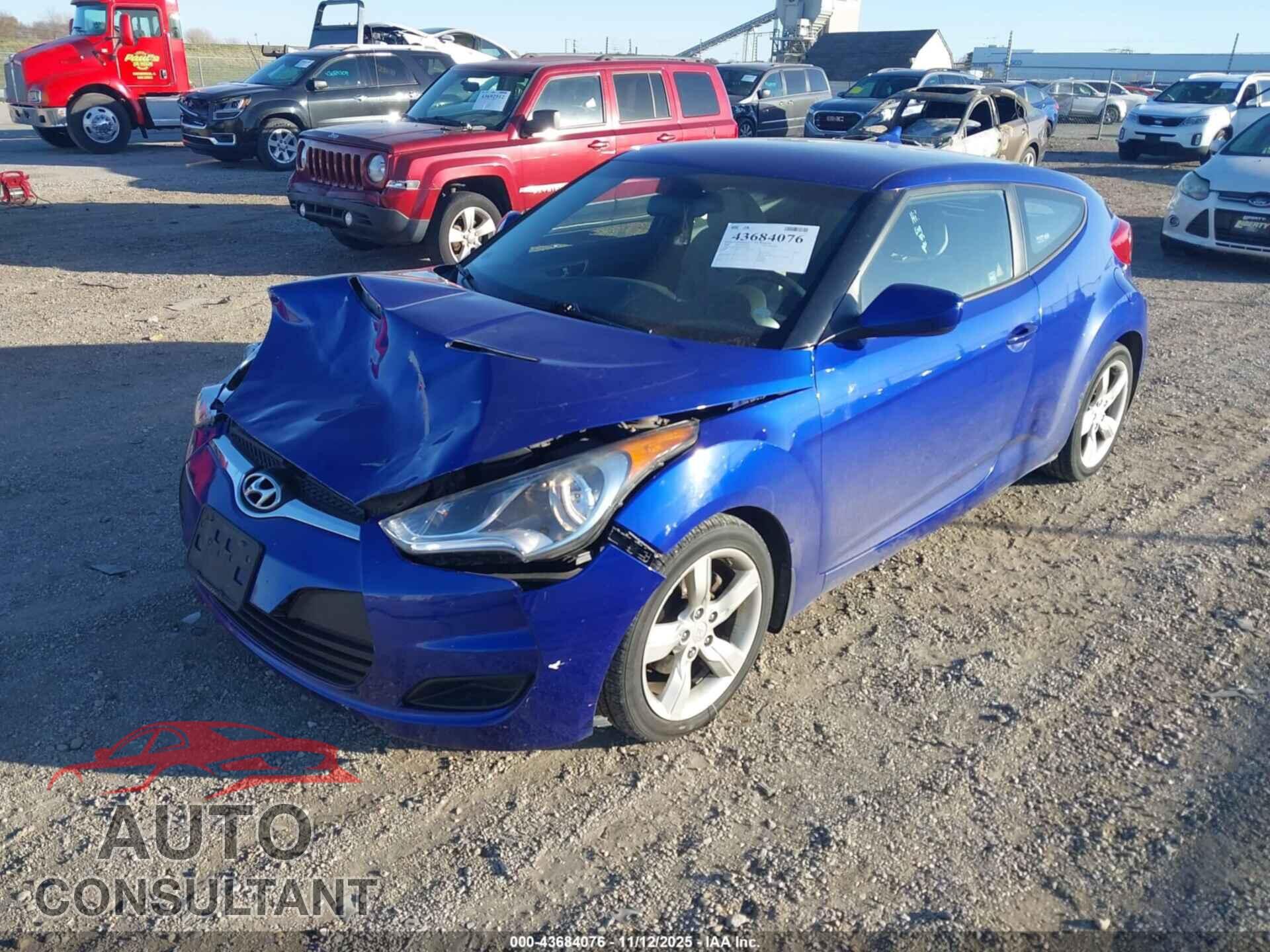 HYUNDAI VELOSTER 2012 - KMHTC6AD1CU071709