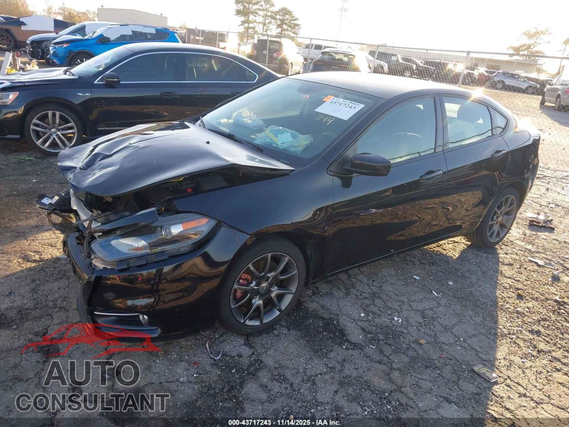 DODGE DART 2013 - 1C3CDFBA4DD324632