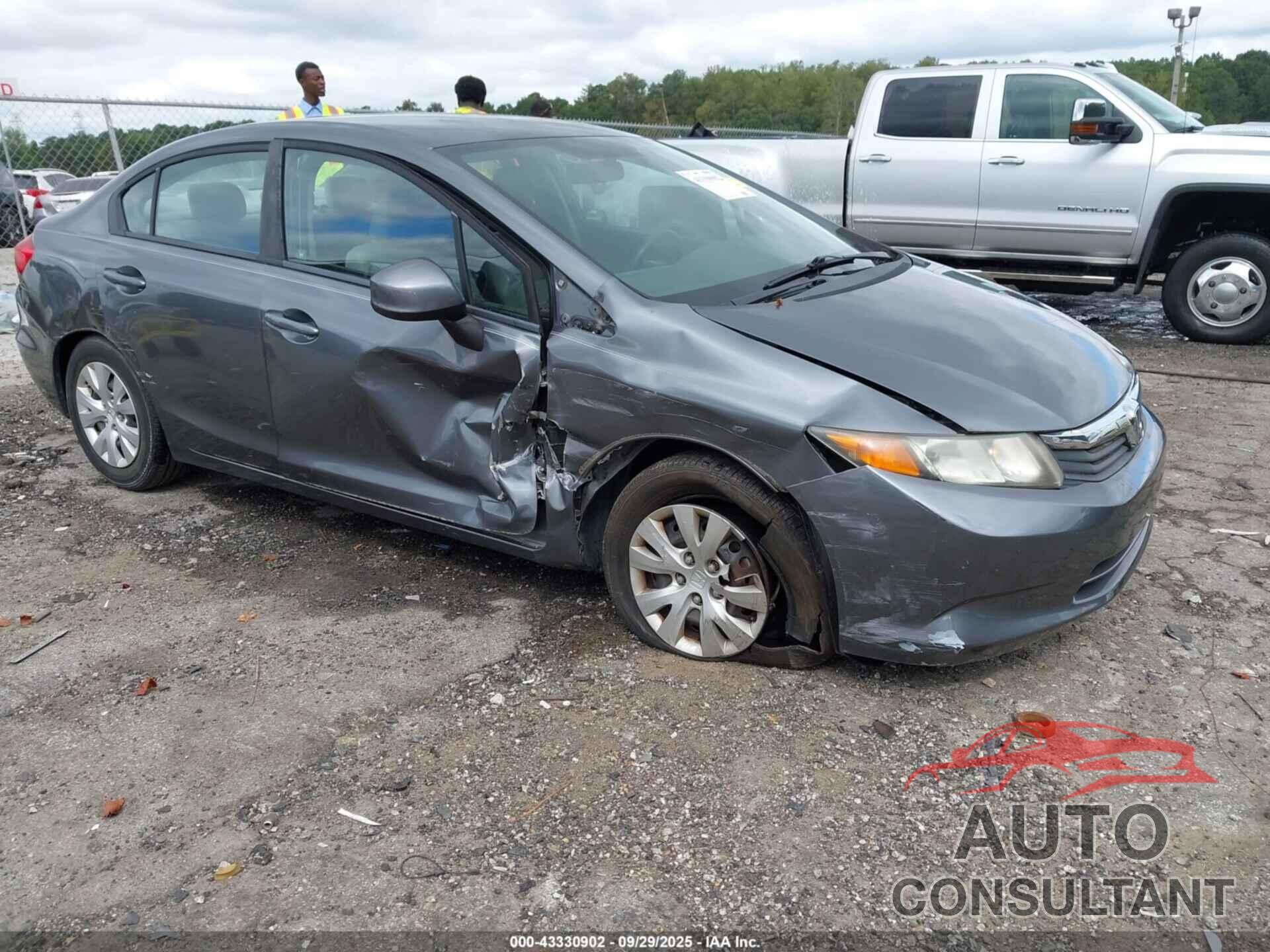 HONDA CIVIC 2012 - 19XFB2F52CE066192