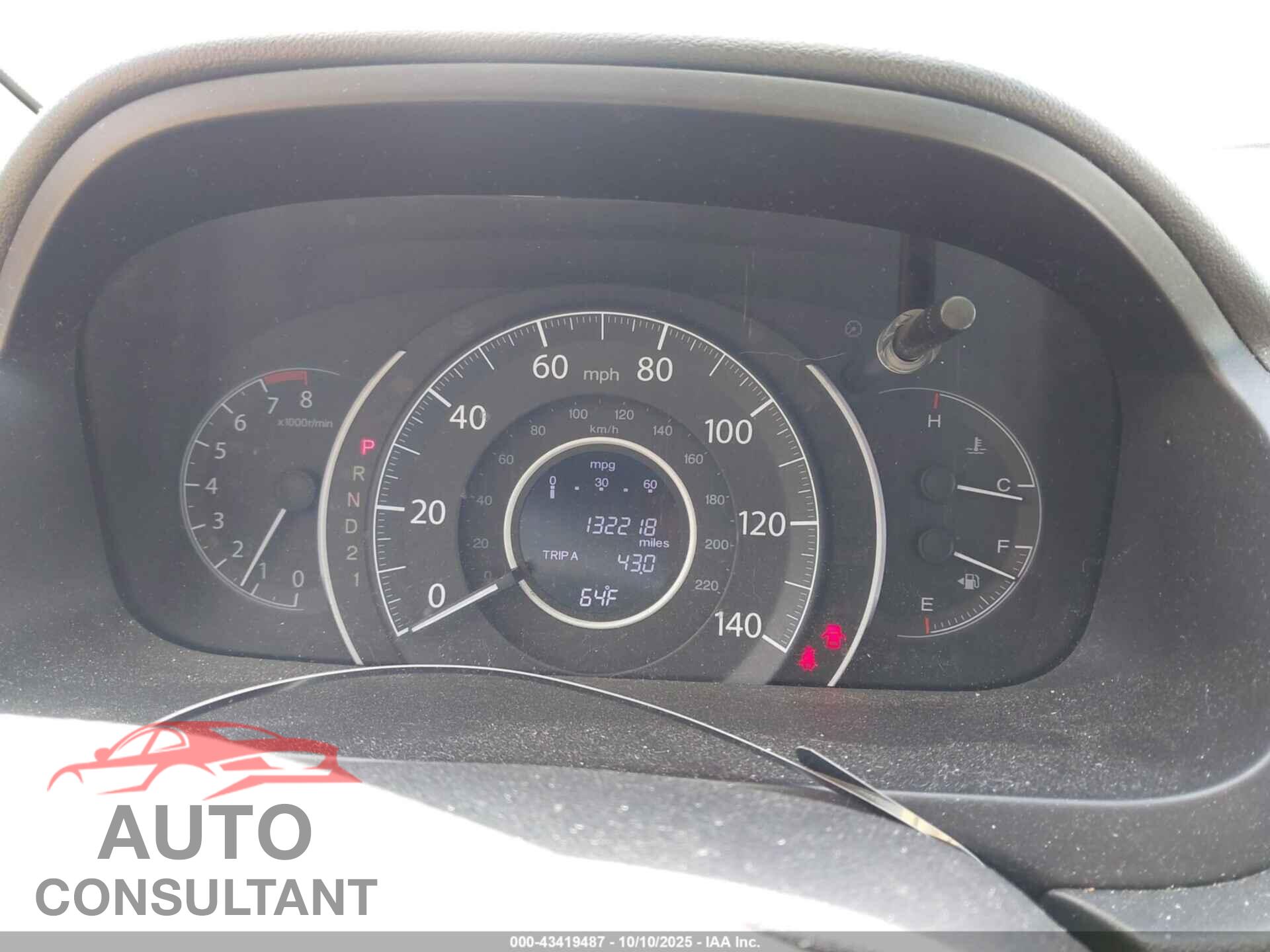 HONDA CR-V 2012 - 2HKRM4H77CH618508