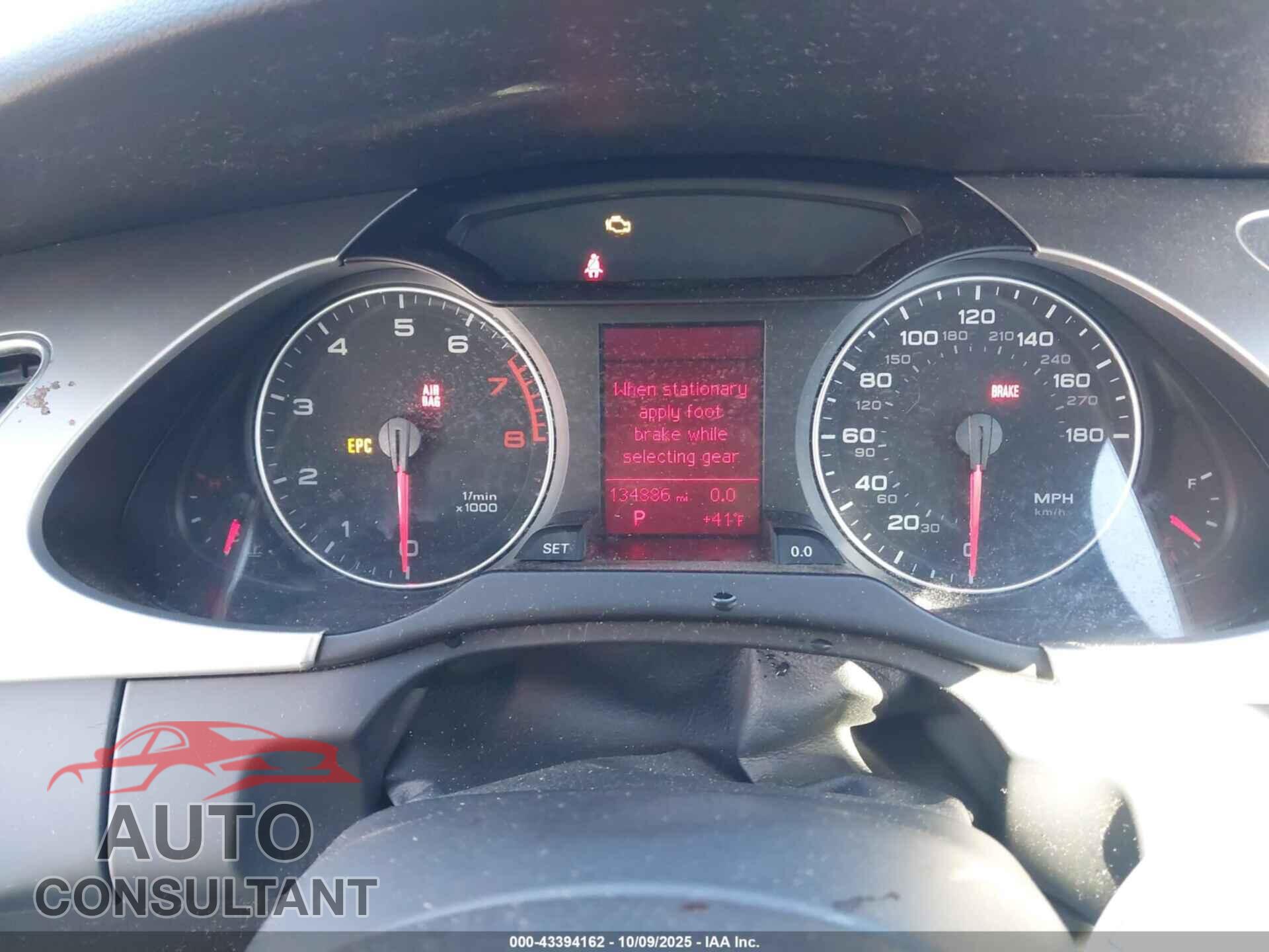 AUDI A4 2011 - WAUFFAFLXBN029430