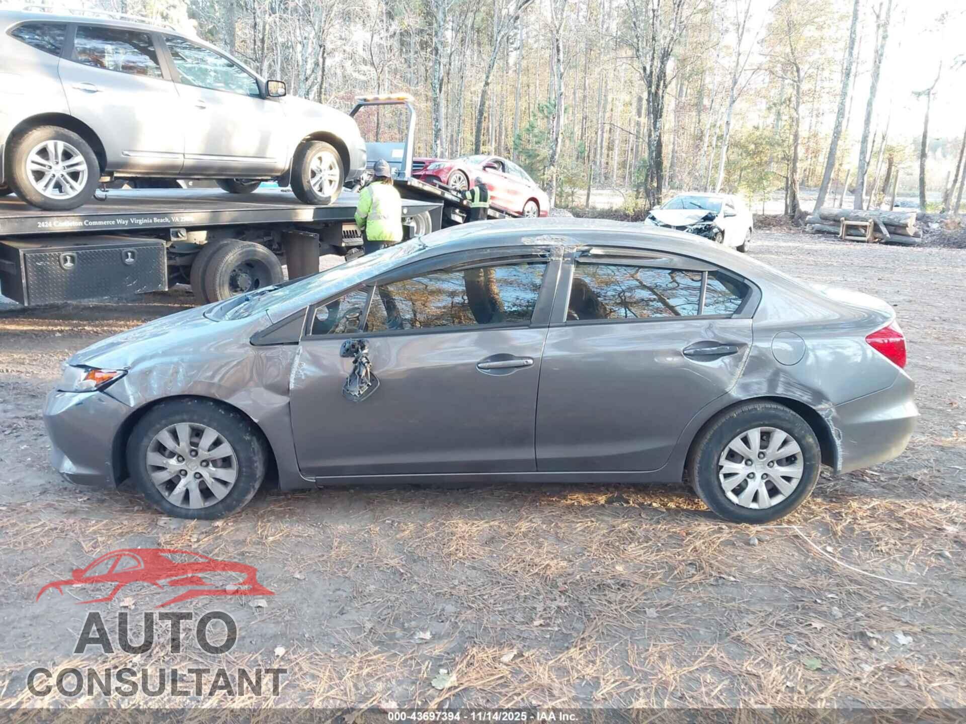 HONDA CIVIC 2012 - 19XFB2F54CE102741