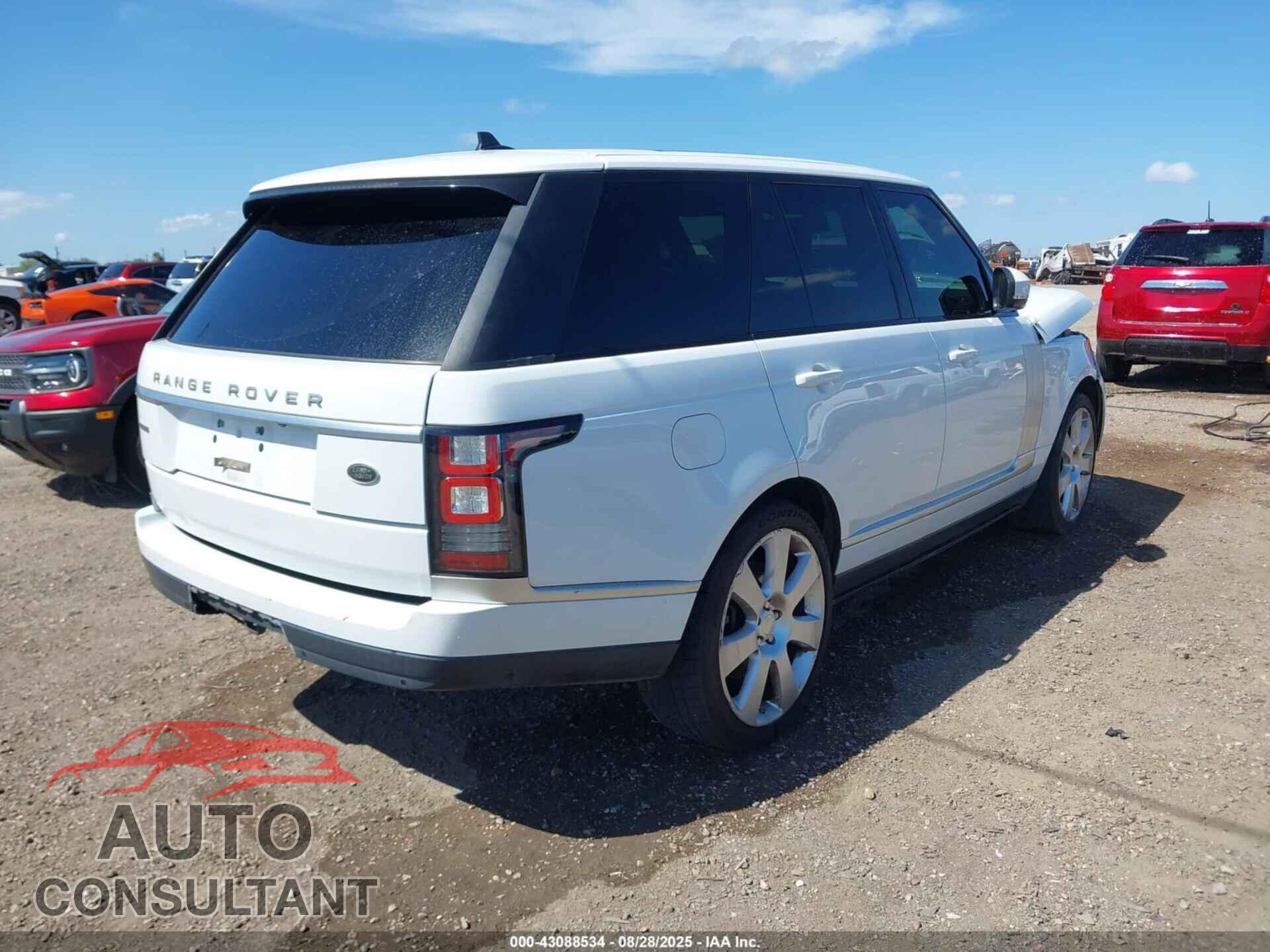 LAND ROVER RANGE ROVER 2015 - SALGS2TFXFA243217