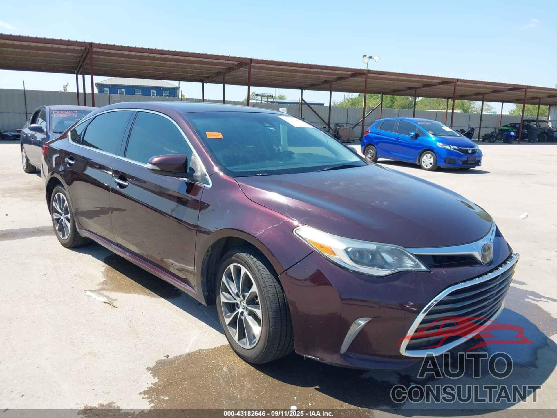 TOYOTA AVALON 2018 - 4T1BK1EB4JU288940