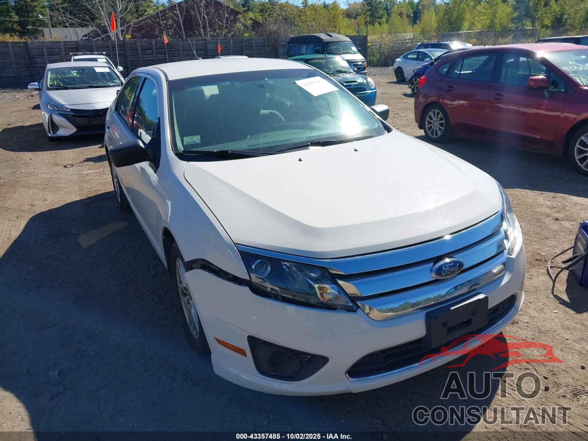 FORD FUSION 2010 - 3FAHP0GA5AR236941