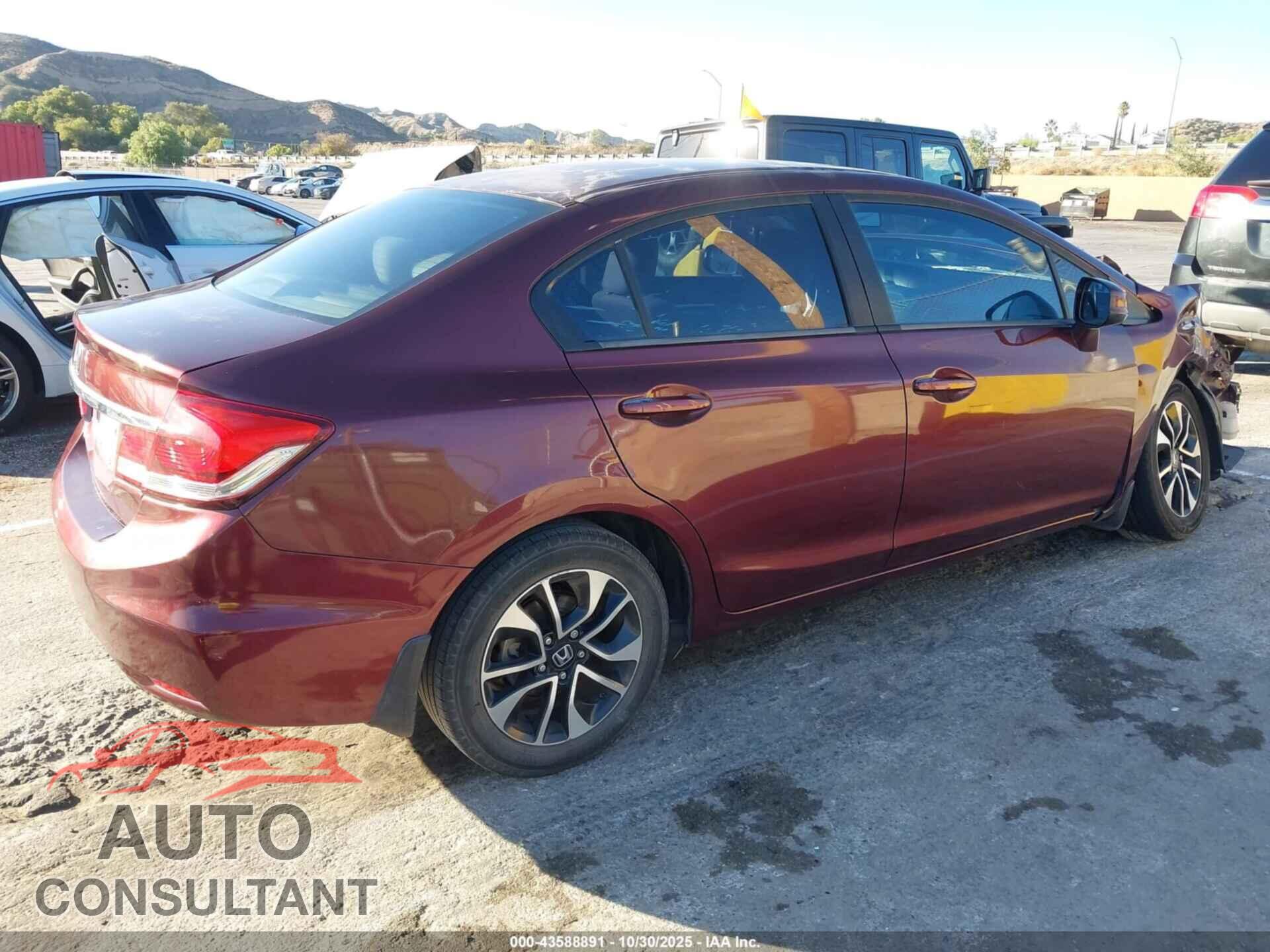 HONDA CIVIC 2013 - 19XFB2F88DE219959