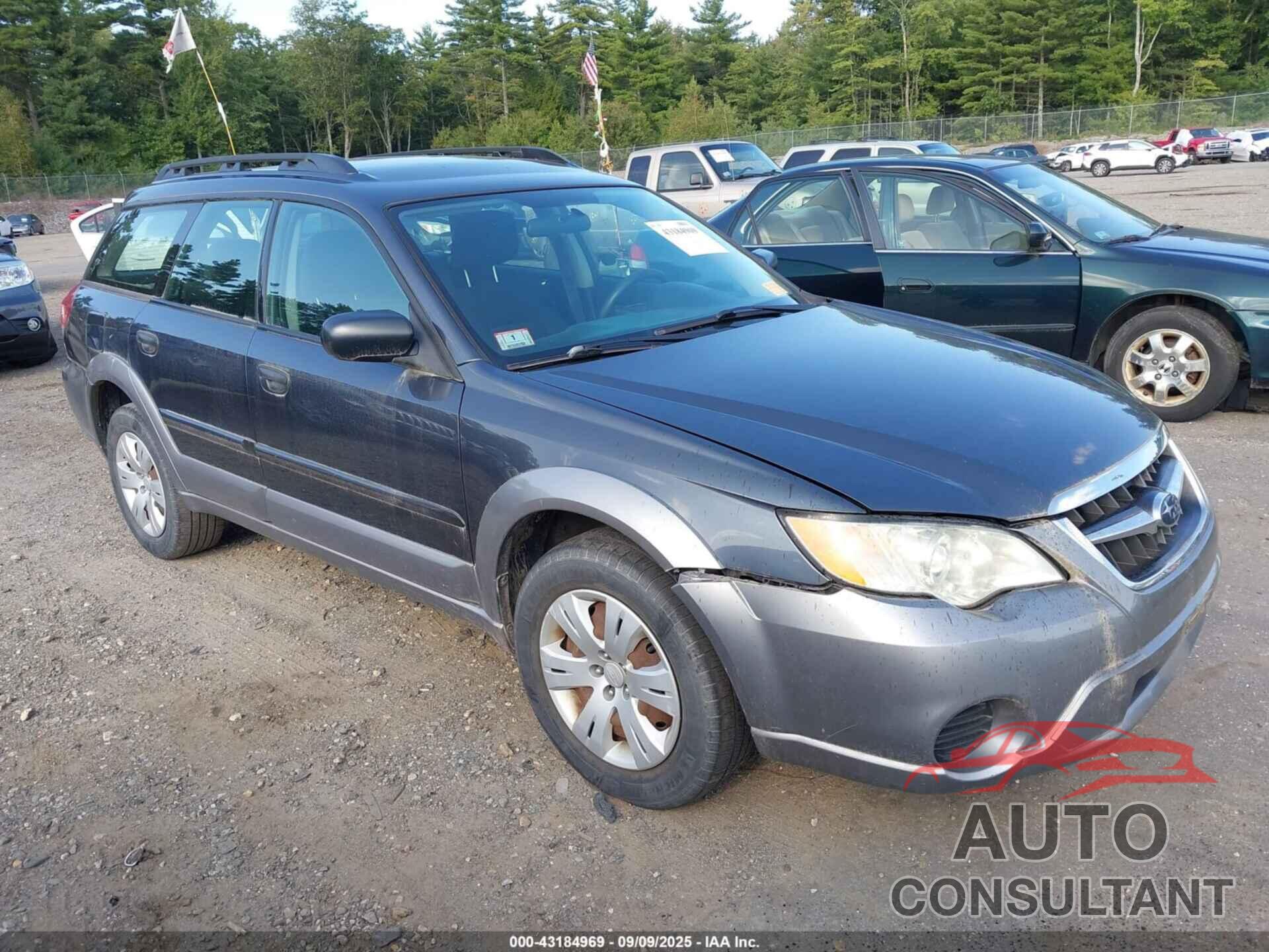 SUBARU OUTBACK 2009 - 4S4BP60C697319078