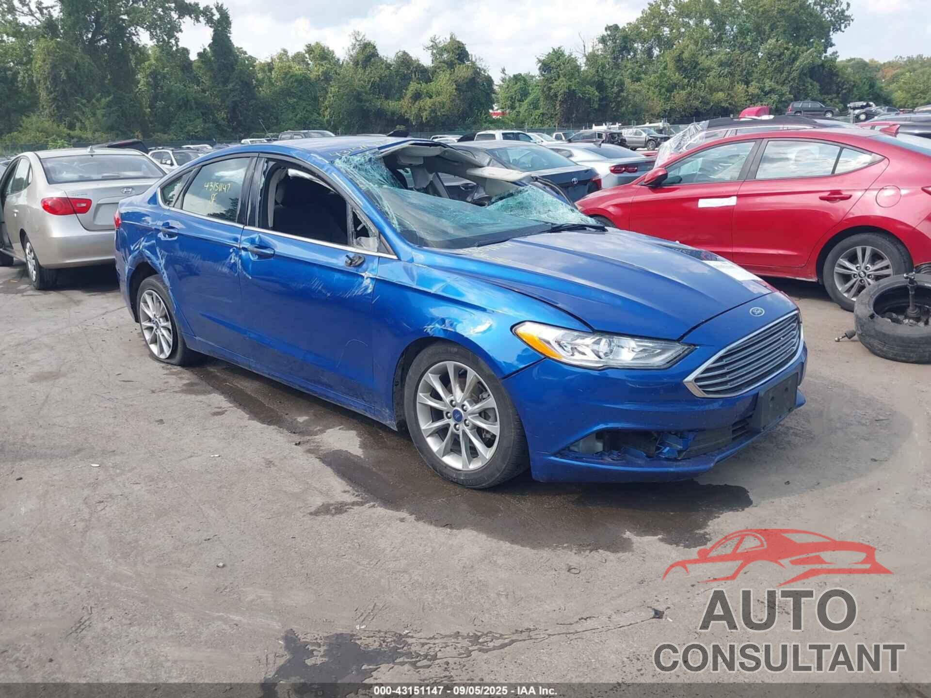 FORD FUSION 2017 - 3FA6P0H79HR176635