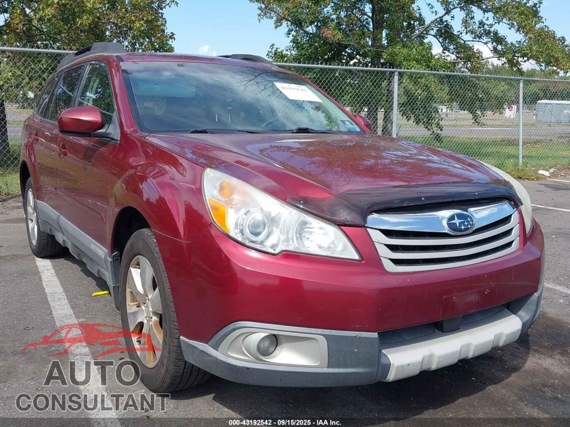 SUBARU OUTBACK 2011 - 4S4BRBKC8B3368666