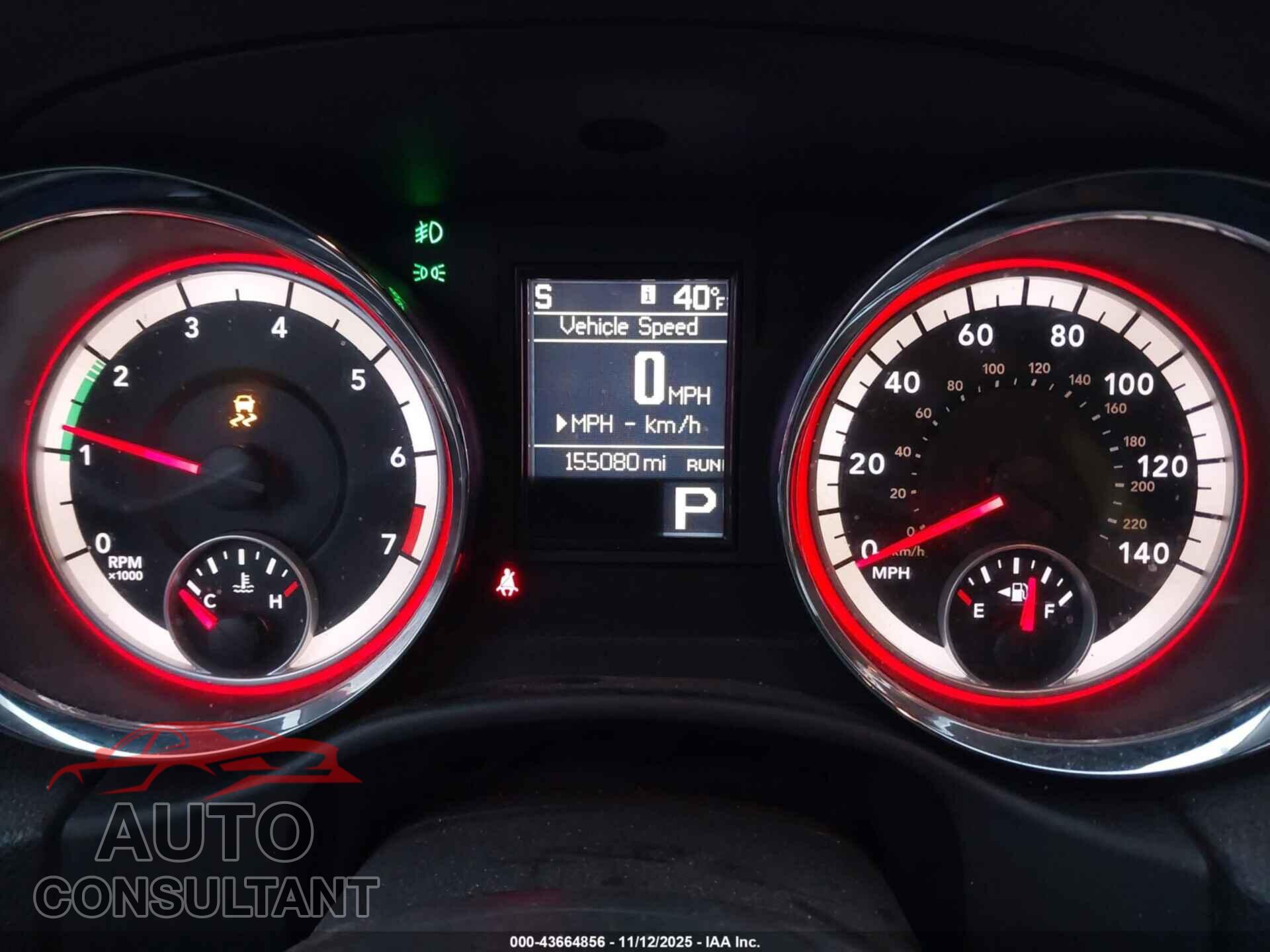 DODGE DURANGO 2011 - 1D4RE2GG9BC631163
