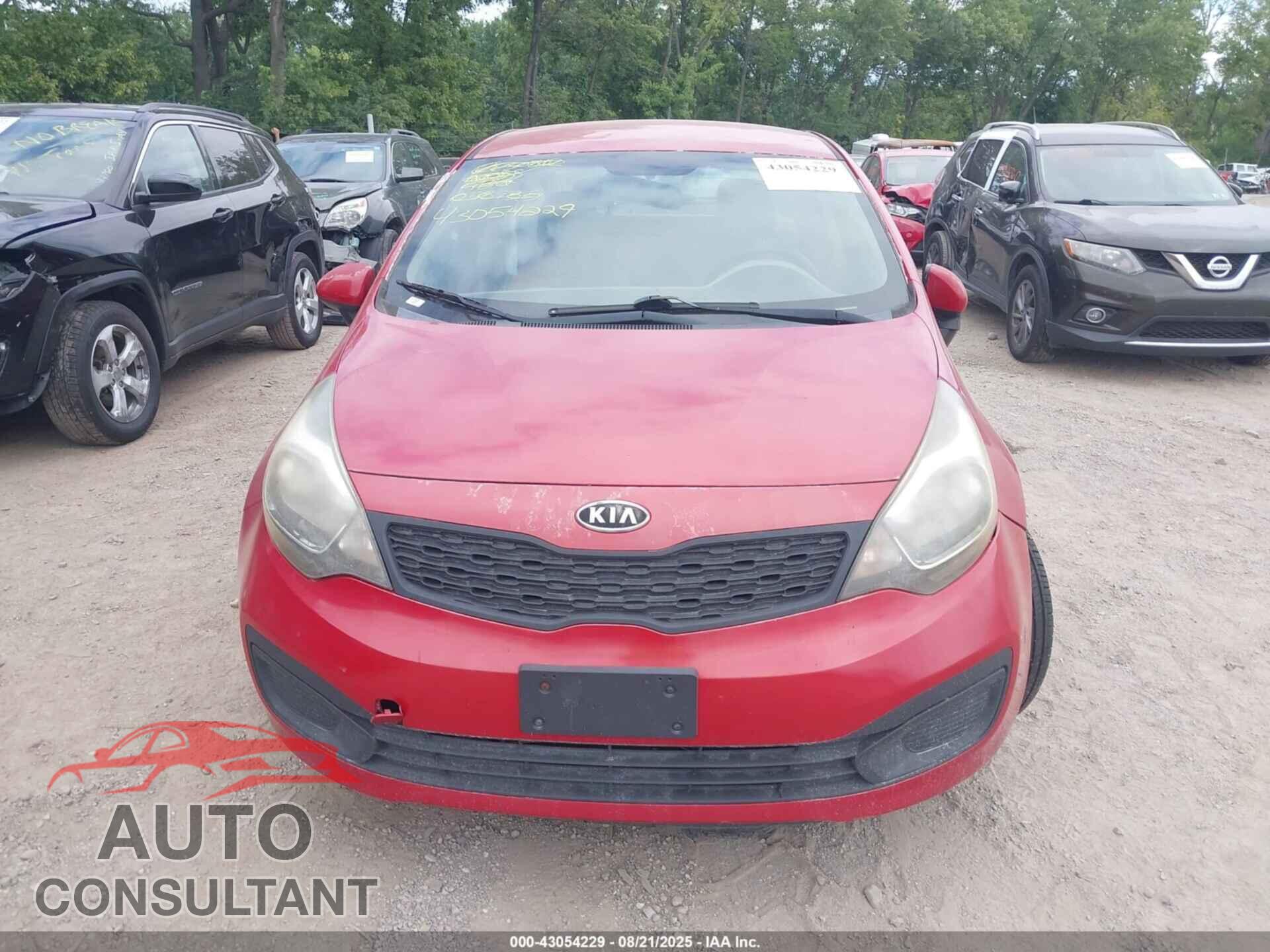 KIA RIO 2012 - KNADM4A32C6058955