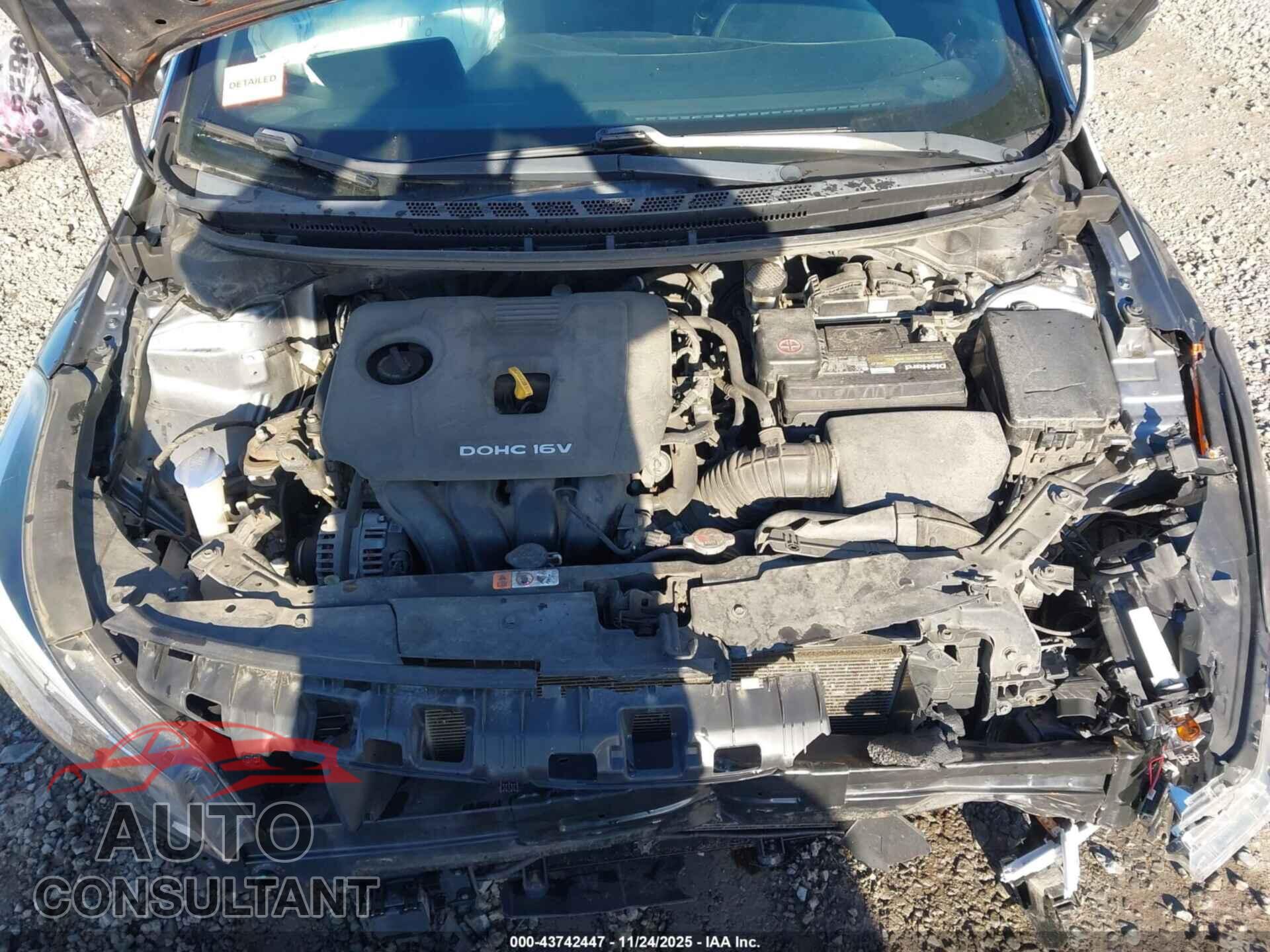 KIA FORTE 2017 - 3KPFL4A74HE103557