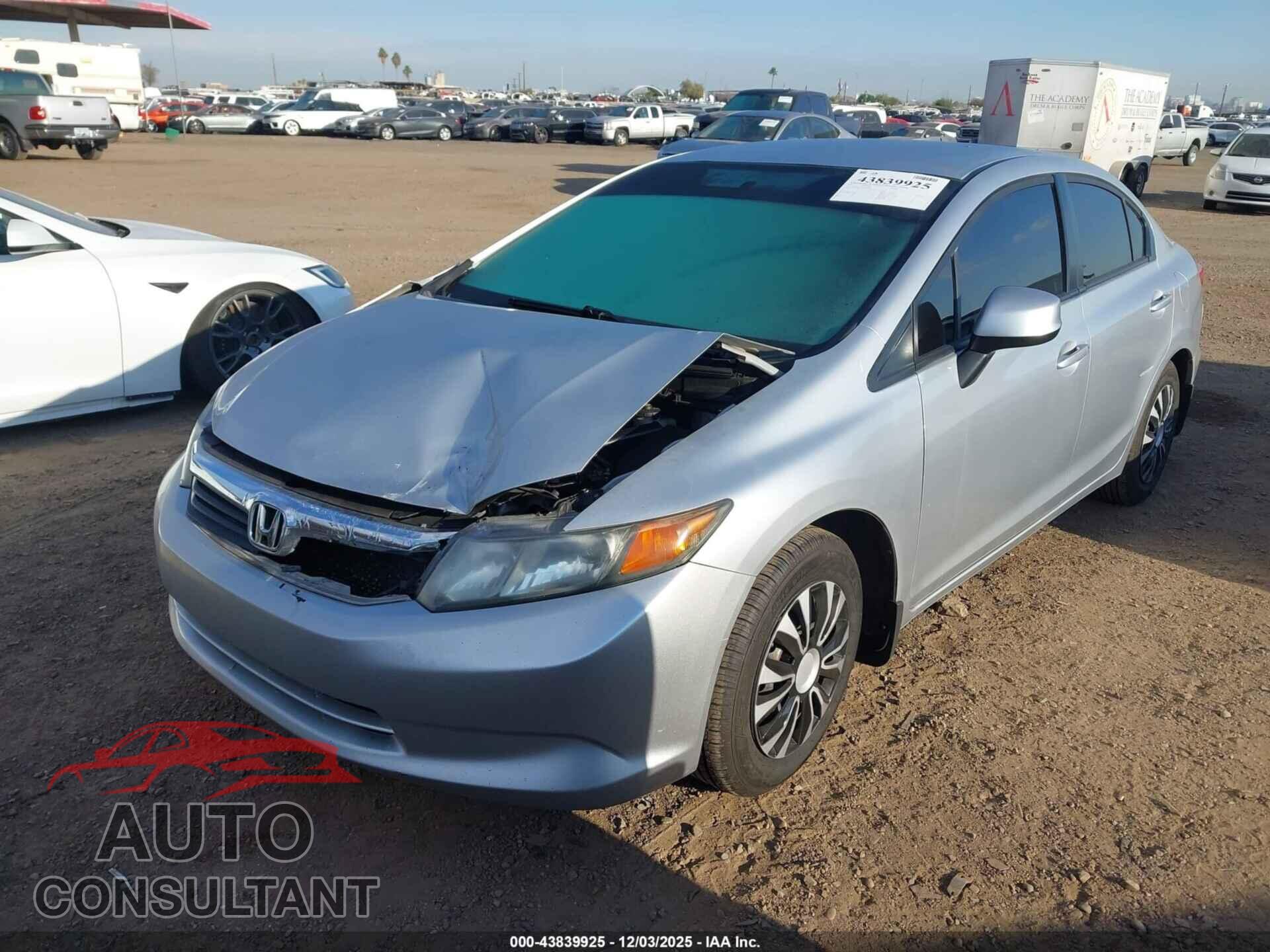 HONDA CIVIC 2012 - 2HGFB2F5XCH585108