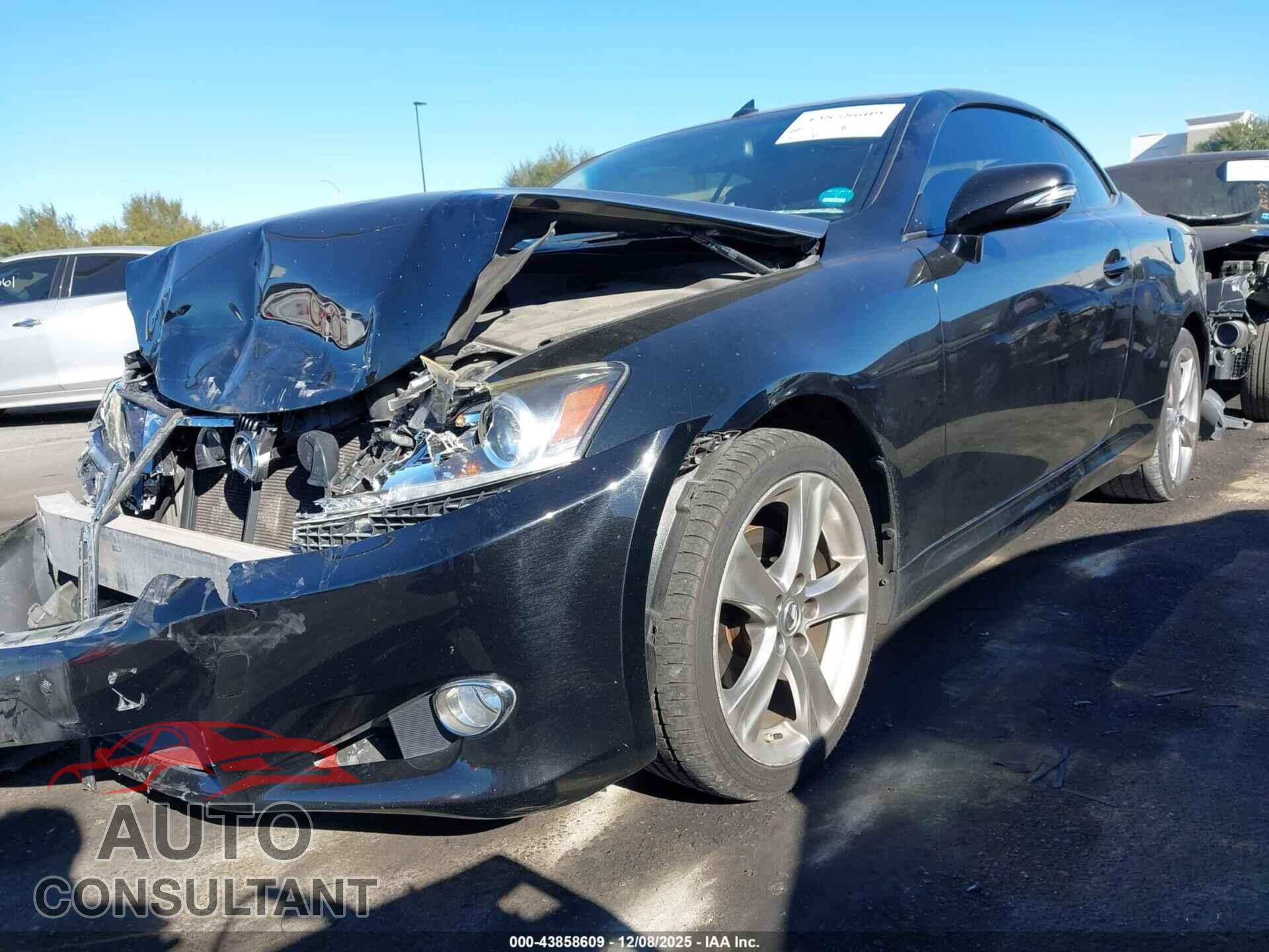 LEXUS IS 250C 2012 - JTHFF2C20C2522541