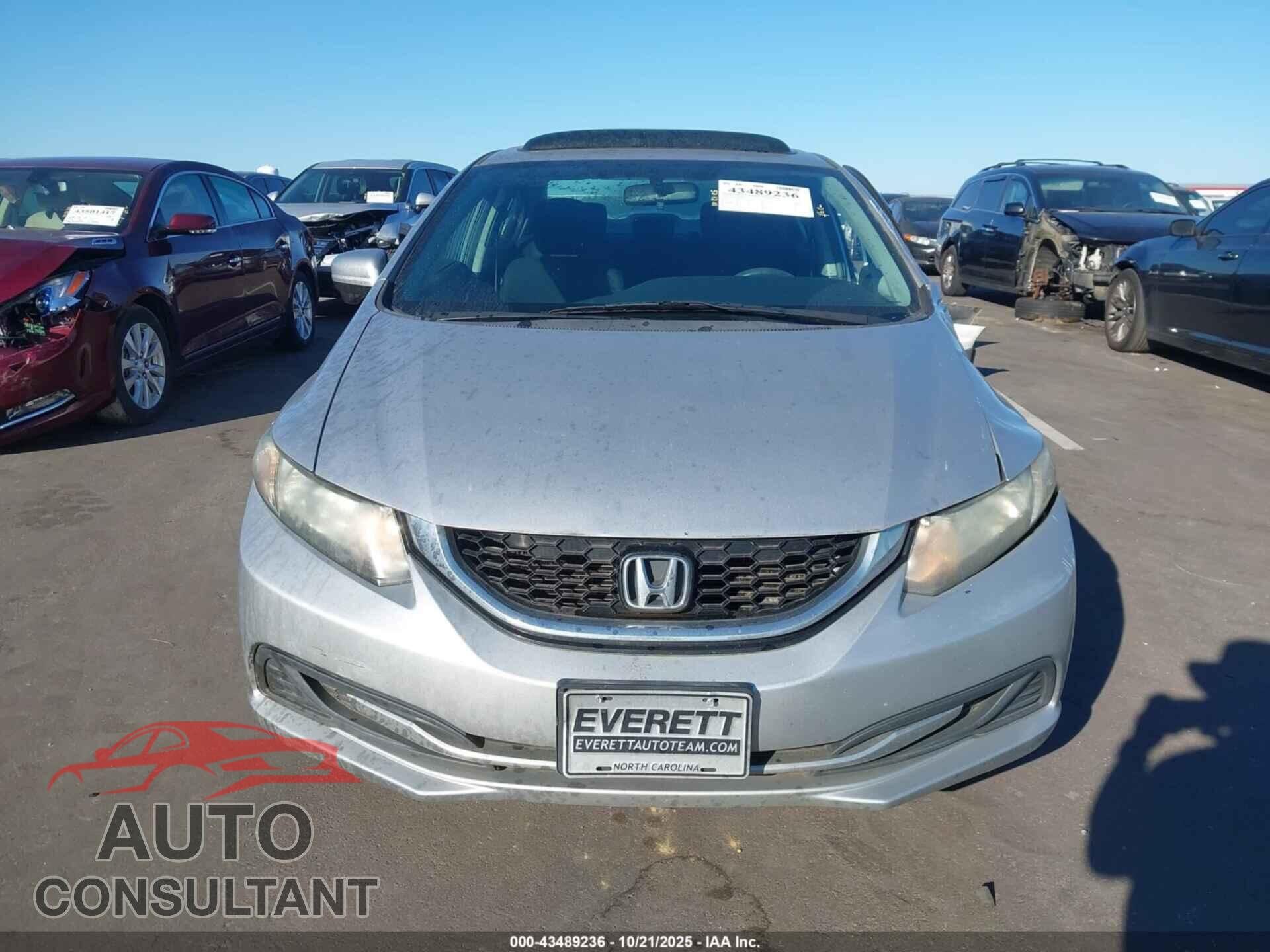 HONDA CIVIC 2014 - 19XFB2F84EE084917