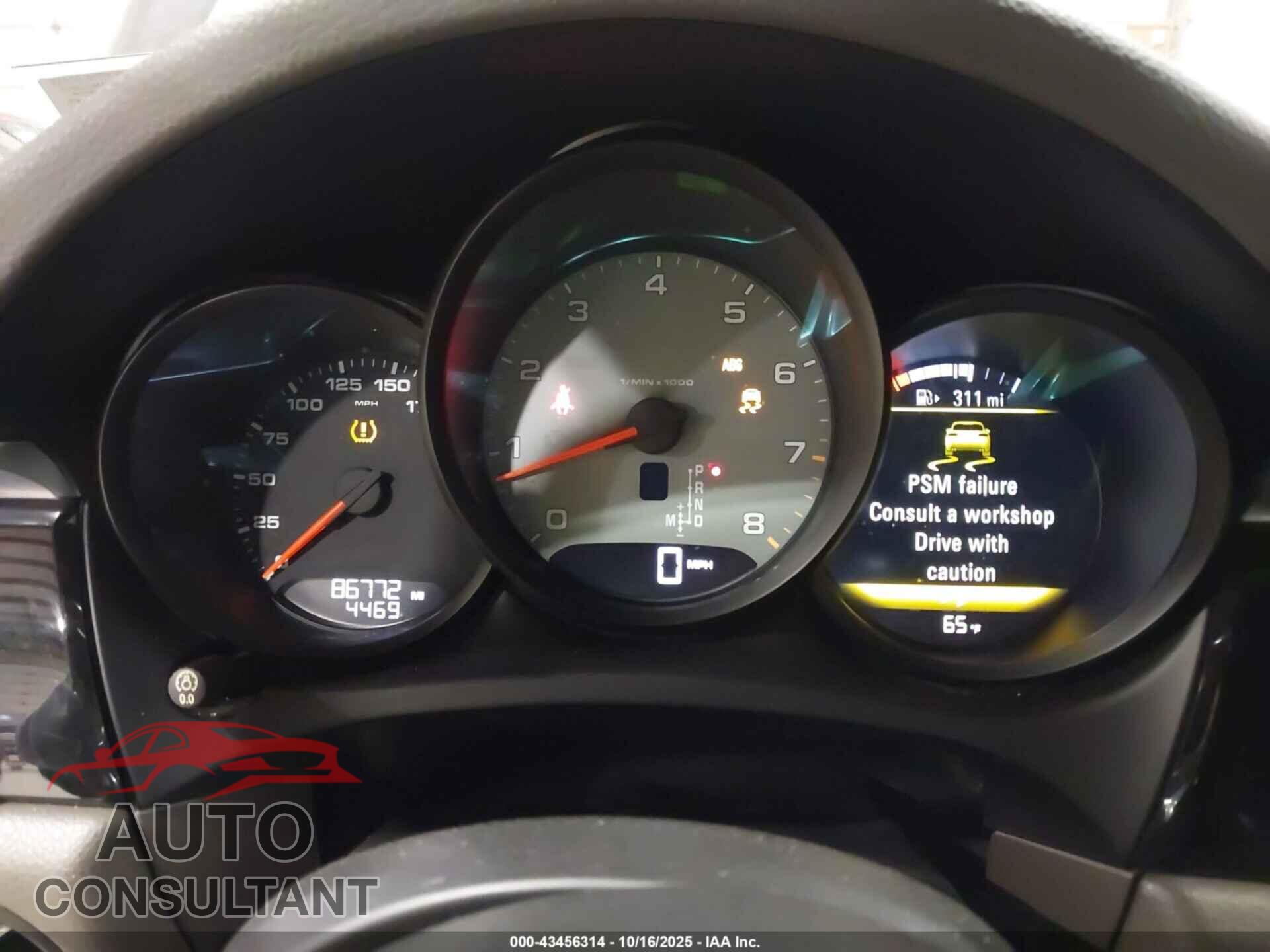 PORSCHE MACAN 2017 - WP1AB2A56HLB15943