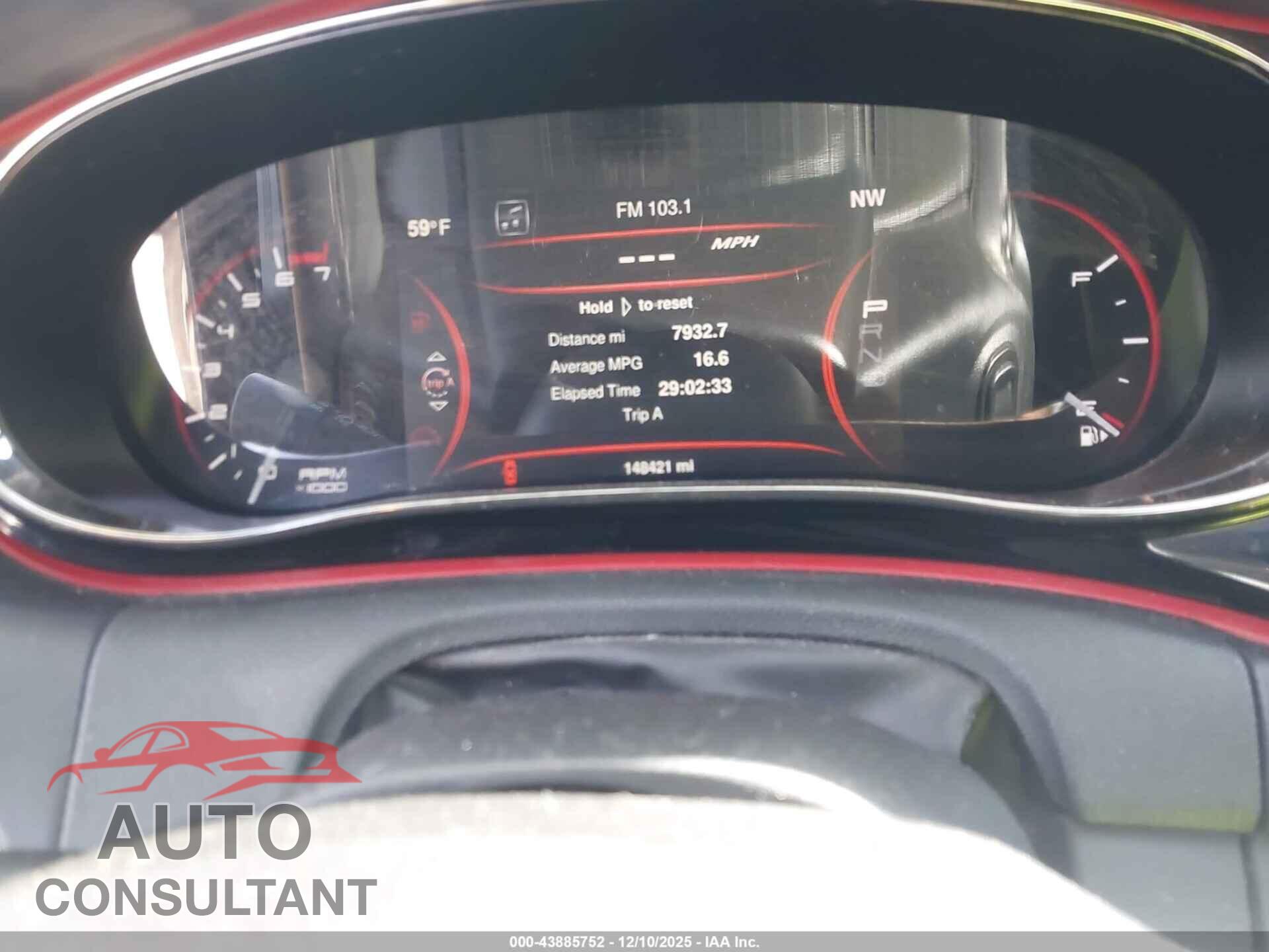 DODGE DART 2015 - 1C3CDFEB3FD307229