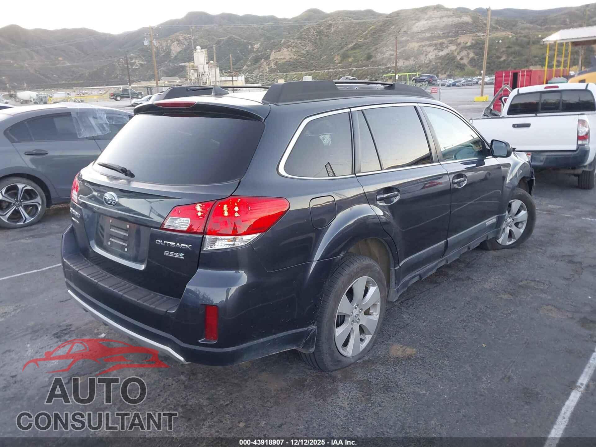 SUBARU OUTBACK 2012 - 4S4BRBLC2C3264318