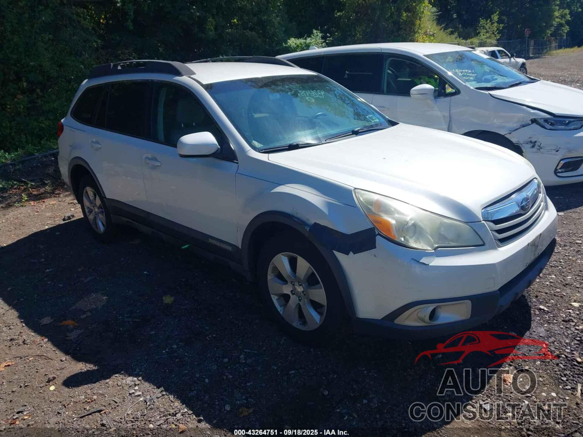 SUBARU OUTBACK 2011 - 4S4BRBCC3B3404259