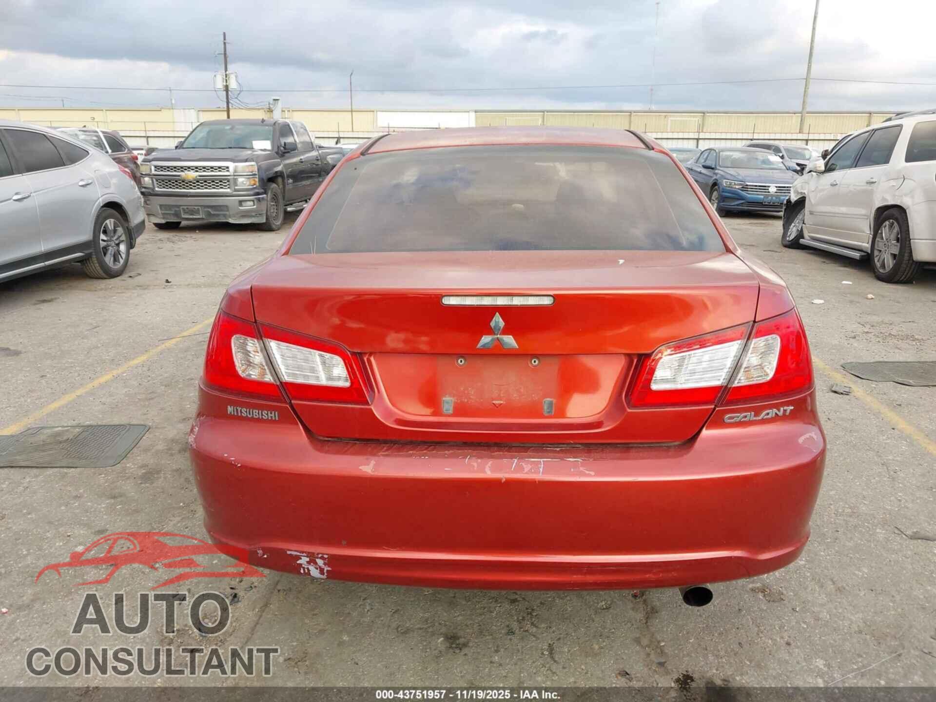 MITSUBISHI GALANT 2012 - 4A32B2FF6CE016539