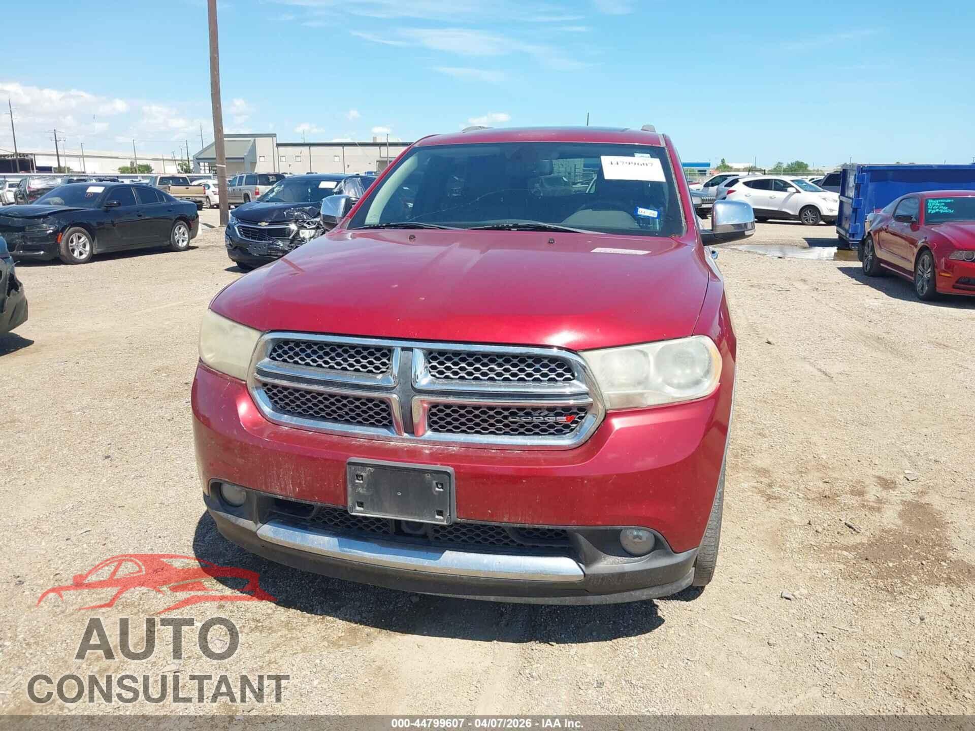 DODGE DURANGO 2013 - 1C4RDHEGXDC662057