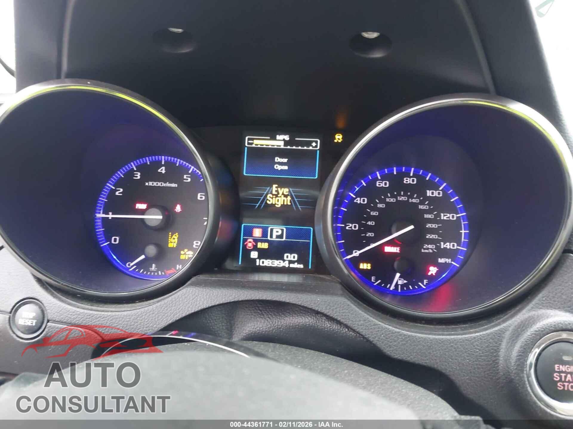 SUBARU OUTBACK 2017 - 4S4BSANC0H3389031