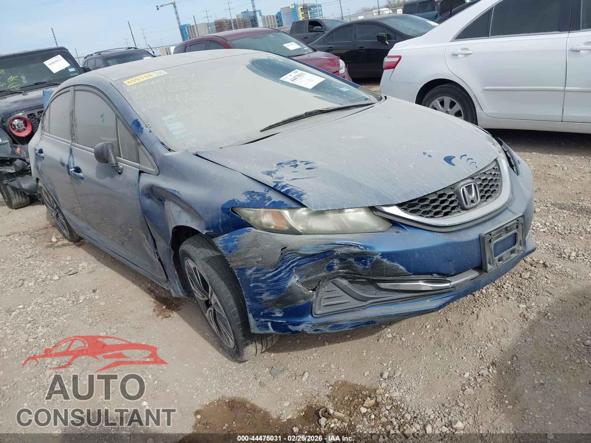 HONDA CIVIC 2013 - 2HGFB2F59DH599552
