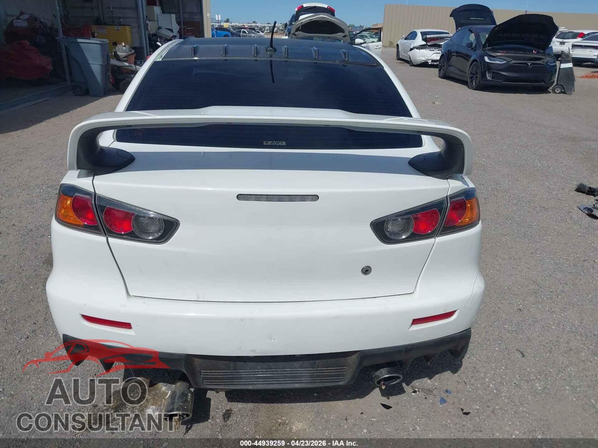 MITSUBISHI LANCER EVOLUTION 2011 - JA32W8FV8BU046887