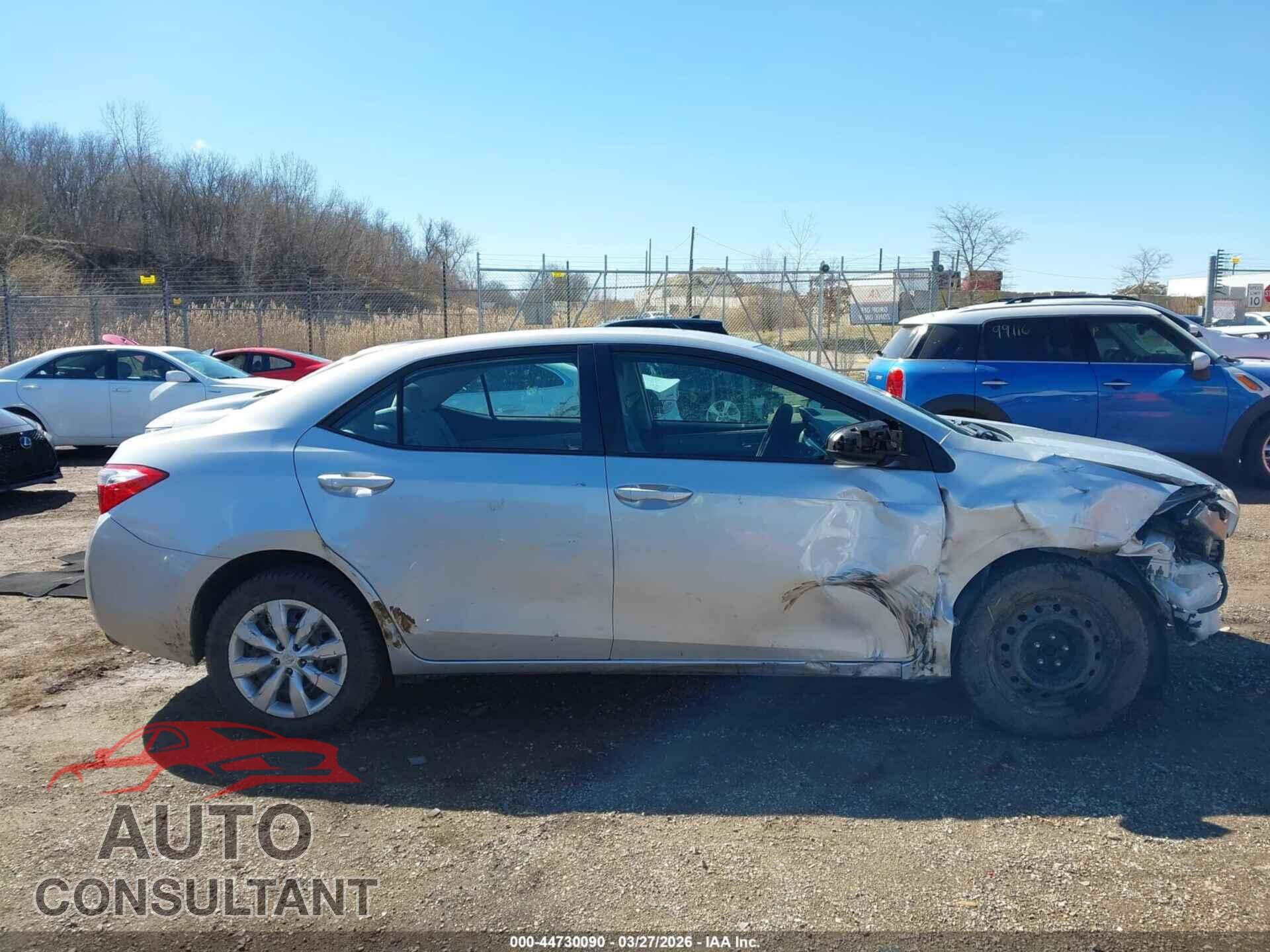 TOYOTA COROLLA 2016 - 5YFBURHE3GP445009