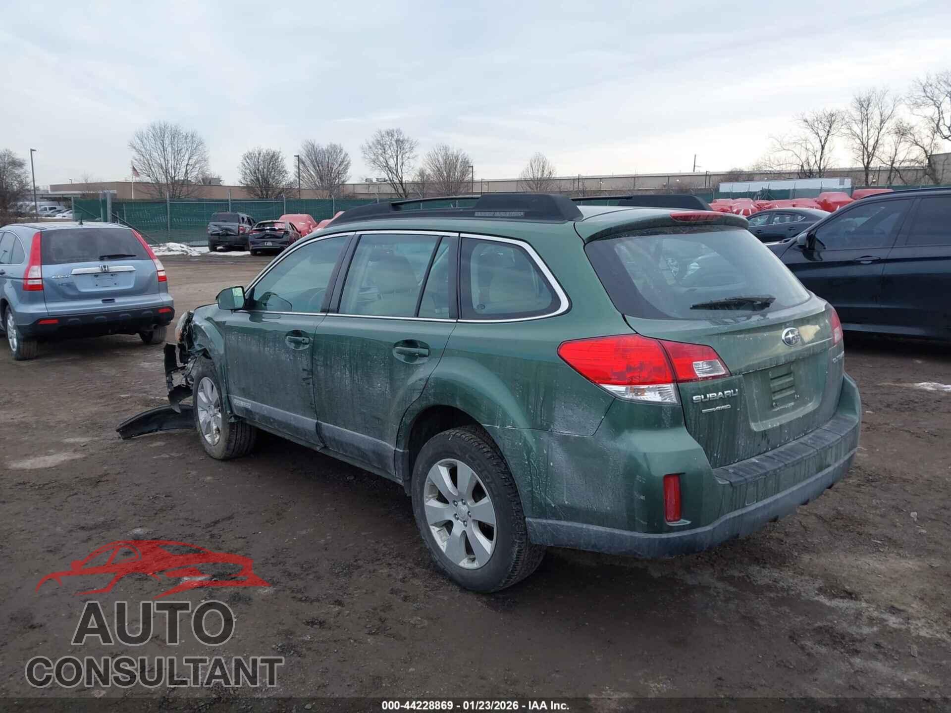 SUBARU OUTBACK 2012 - 4S4BRCAC5C3203036