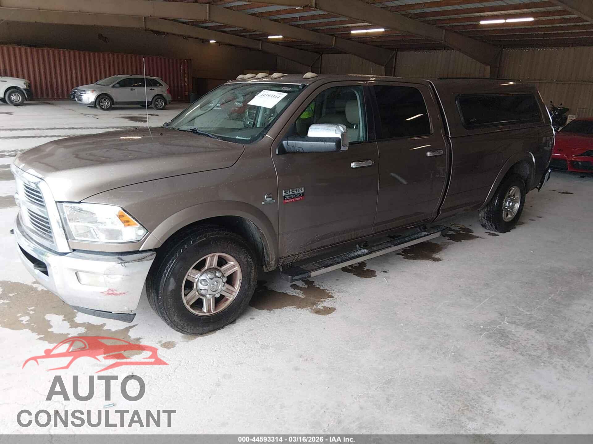 DODGE RAM 2500 2010 - 3D7TP2CL4AG162291