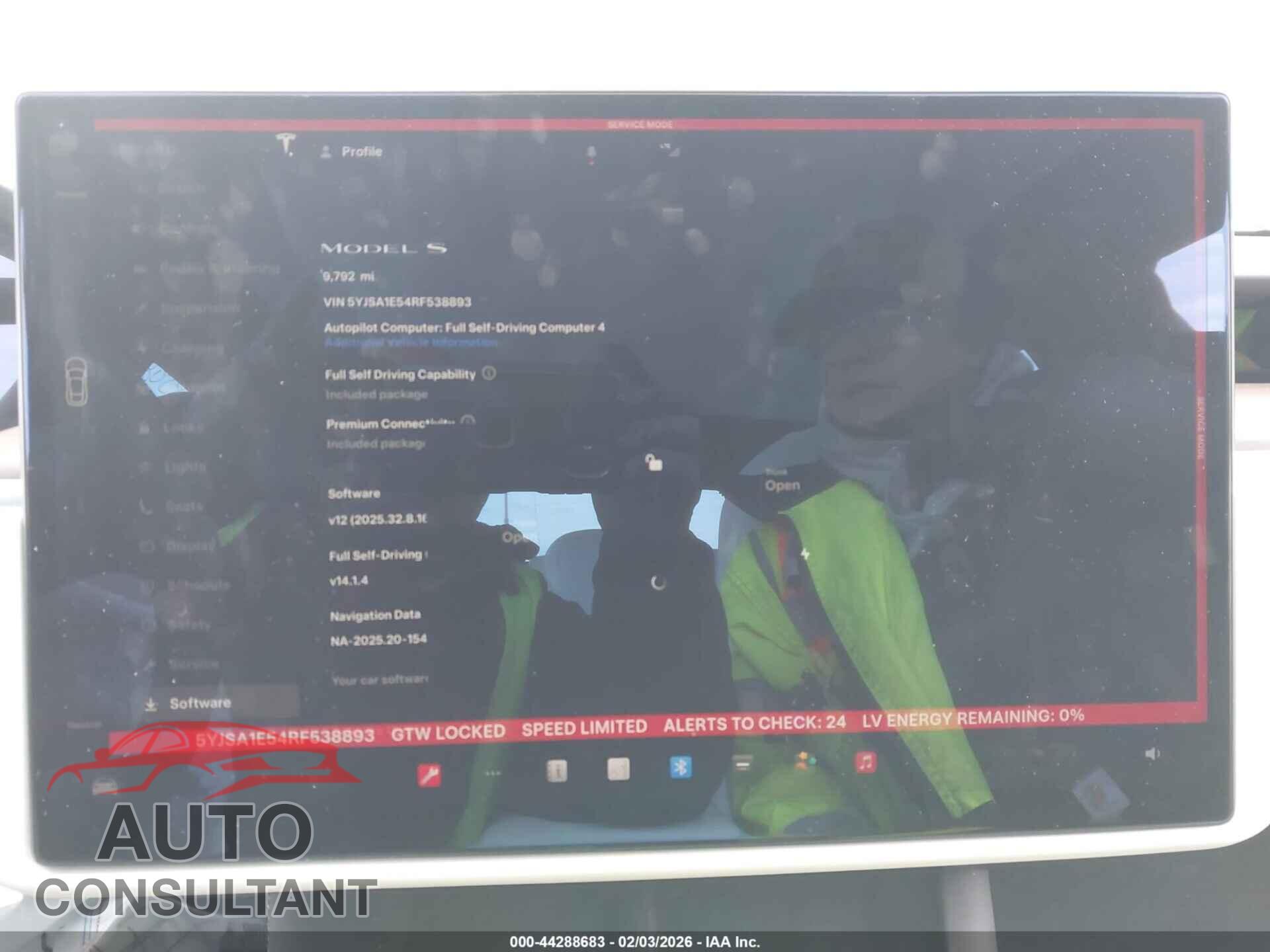 TESLA MODEL S 2024 - 5YJSA1E54RF538893
